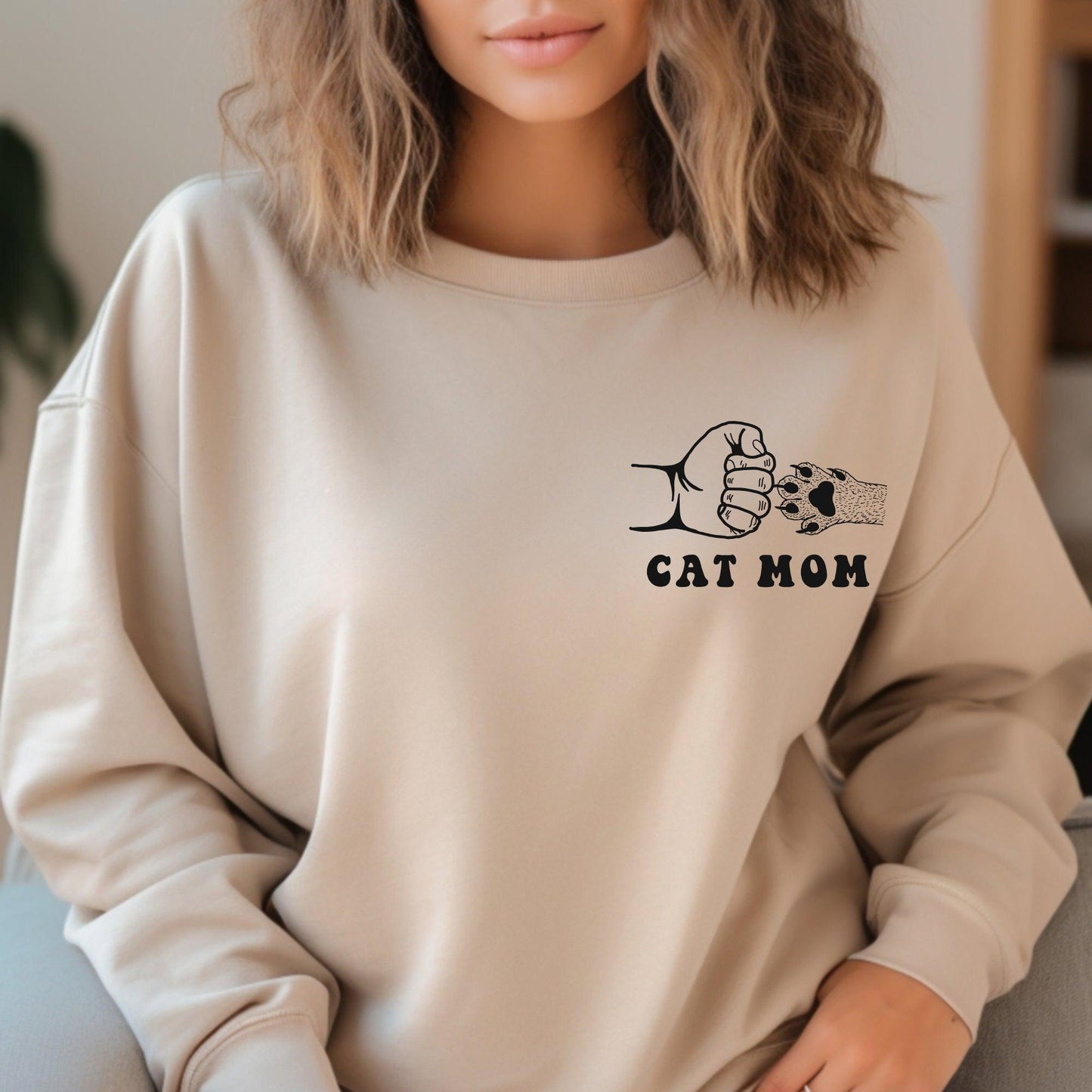 Katzen Mama Sweatshirt – Geschenk für Katzen Mama - GiftHaus