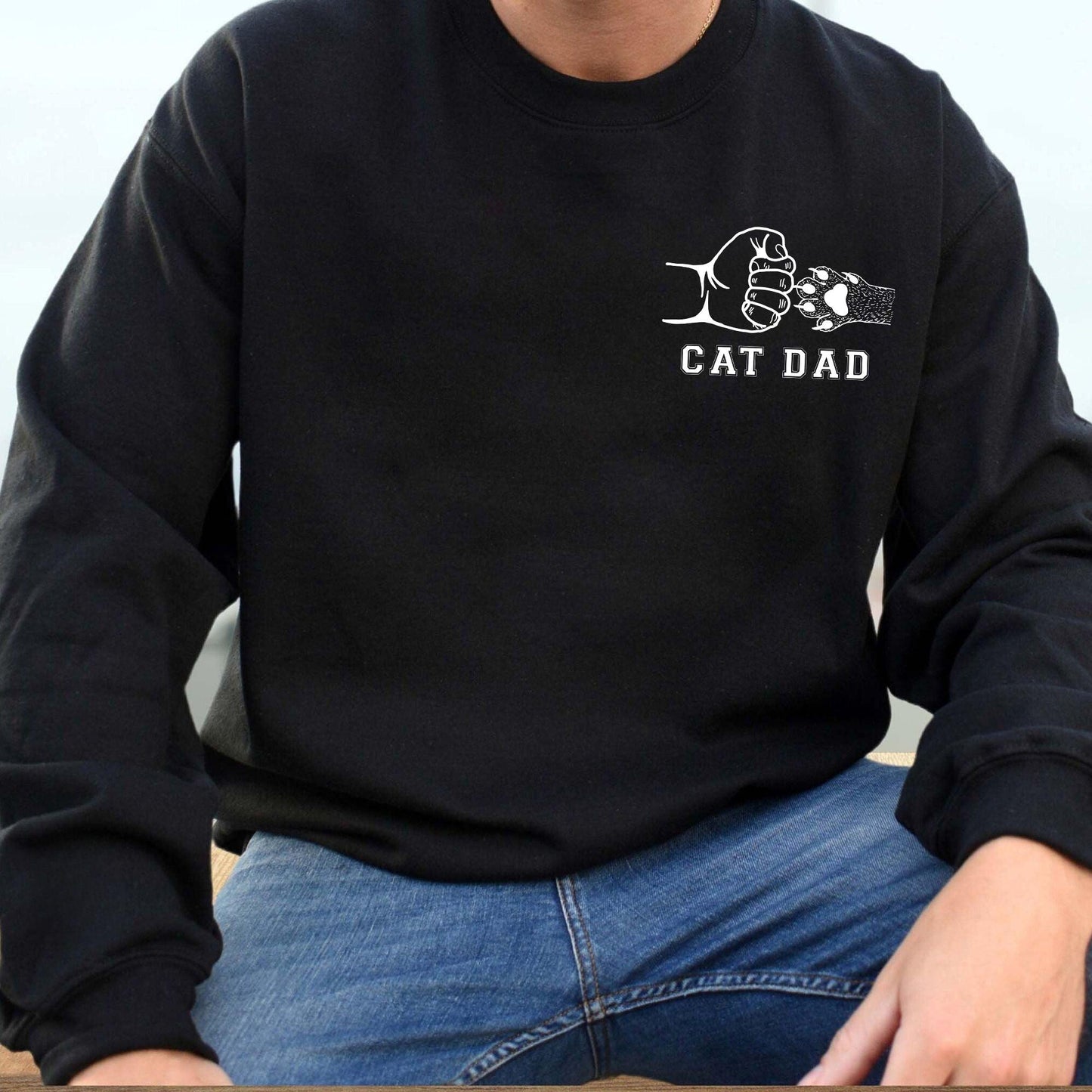 Katzen Papa Hoodie – Geschenk für Katzen Papa - GiftHaus