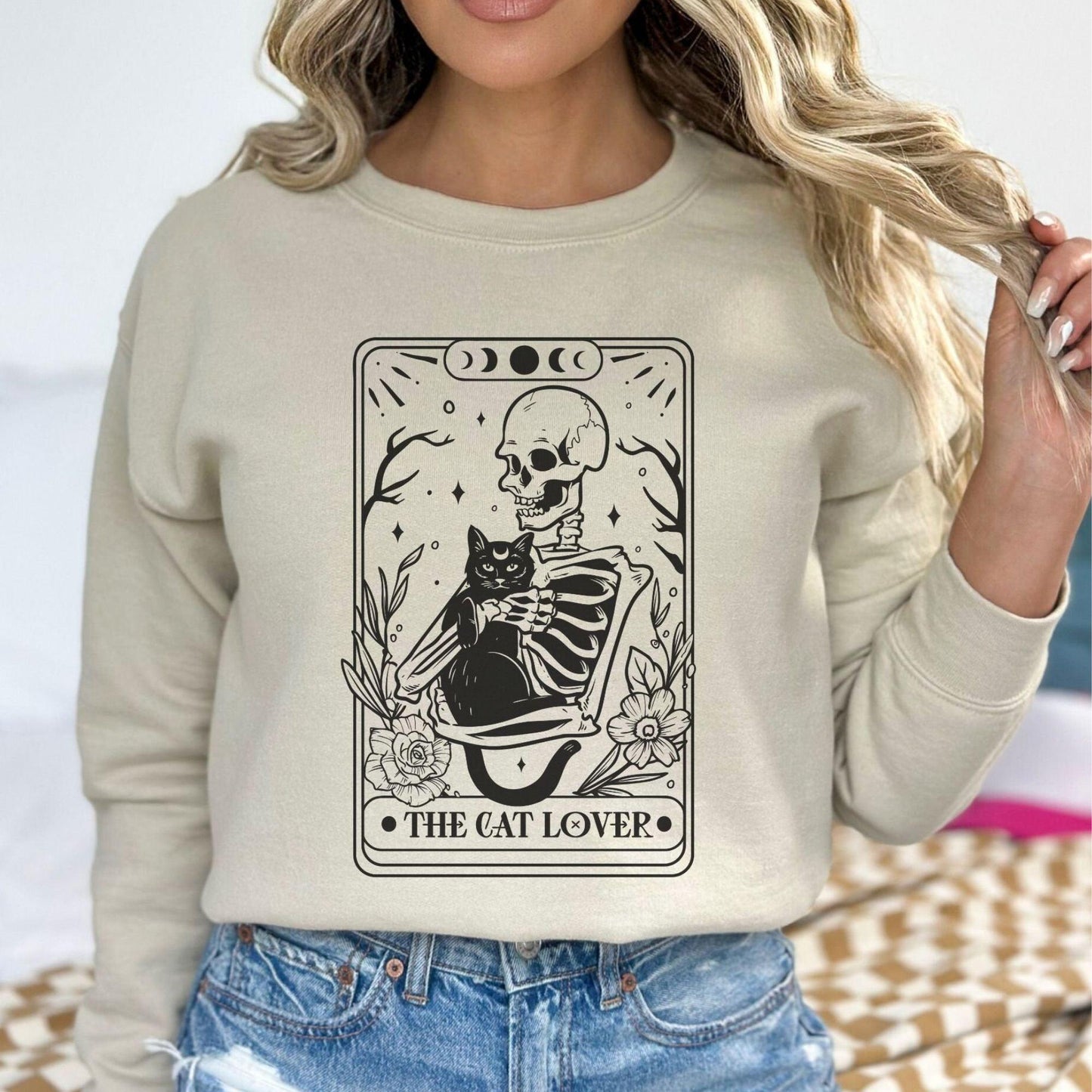 Katzenliebhaber Tarot Sweatshirt - GiftHaus