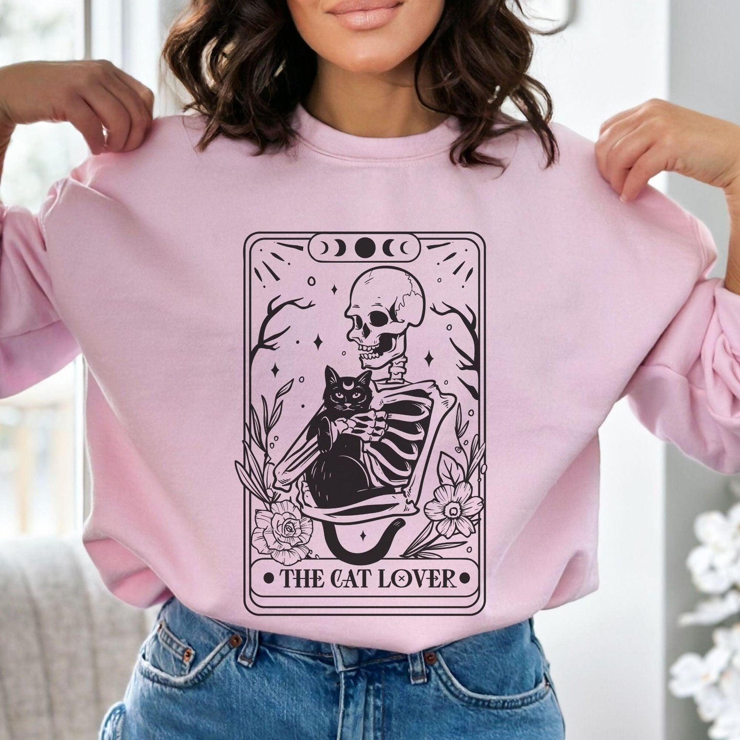 Katzenliebhaber Tarot Sweatshirt - GiftHaus
