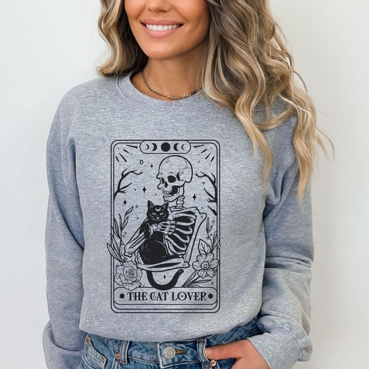 Katzenliebhaber Tarot Sweatshirt - GiftHaus