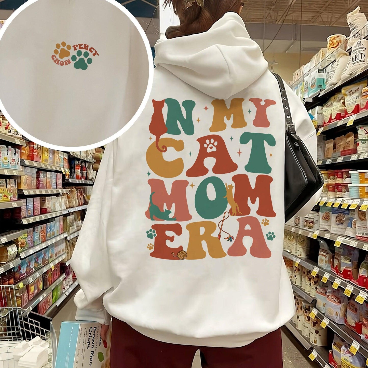 "Katzenmama Ära" Personalisiertes Sweatshirt - GiftHaus