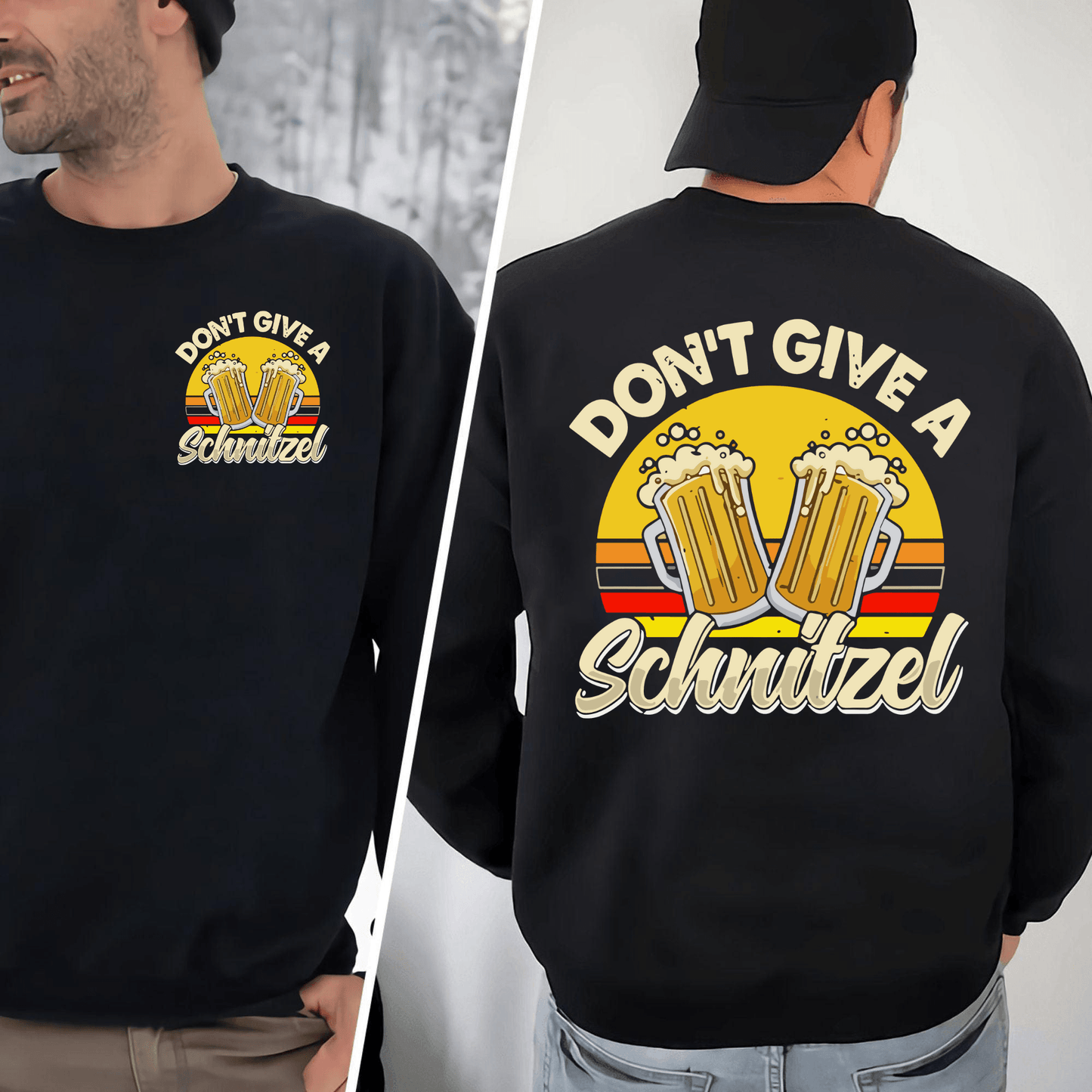 Kein Schnitzel Sorgen Sweatshirt - Geschenk für Bierliebhaber - GiftHaus