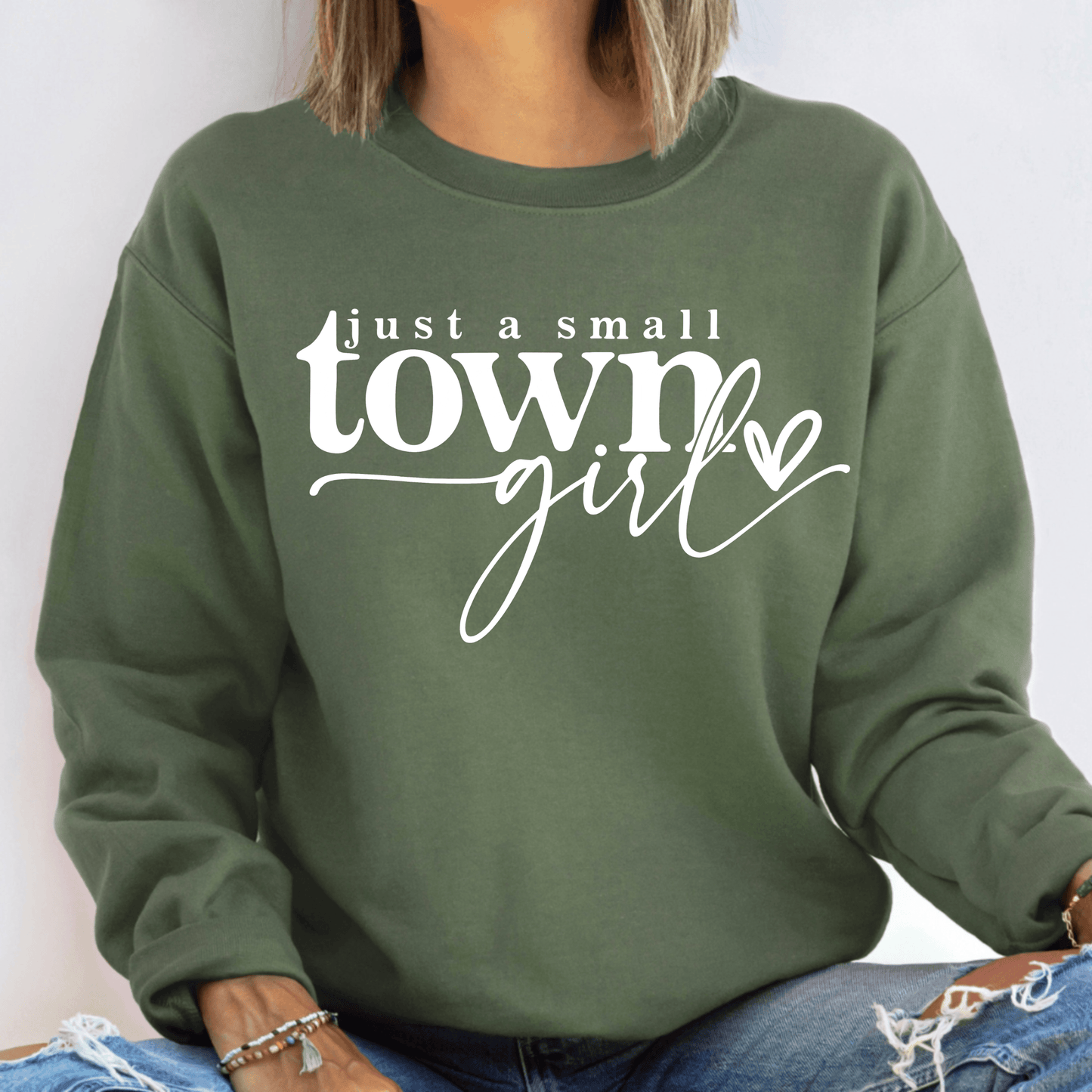Kleinstadtmädchen Sweatshirt - Stolzes Heimatgefühl - GiftHaus