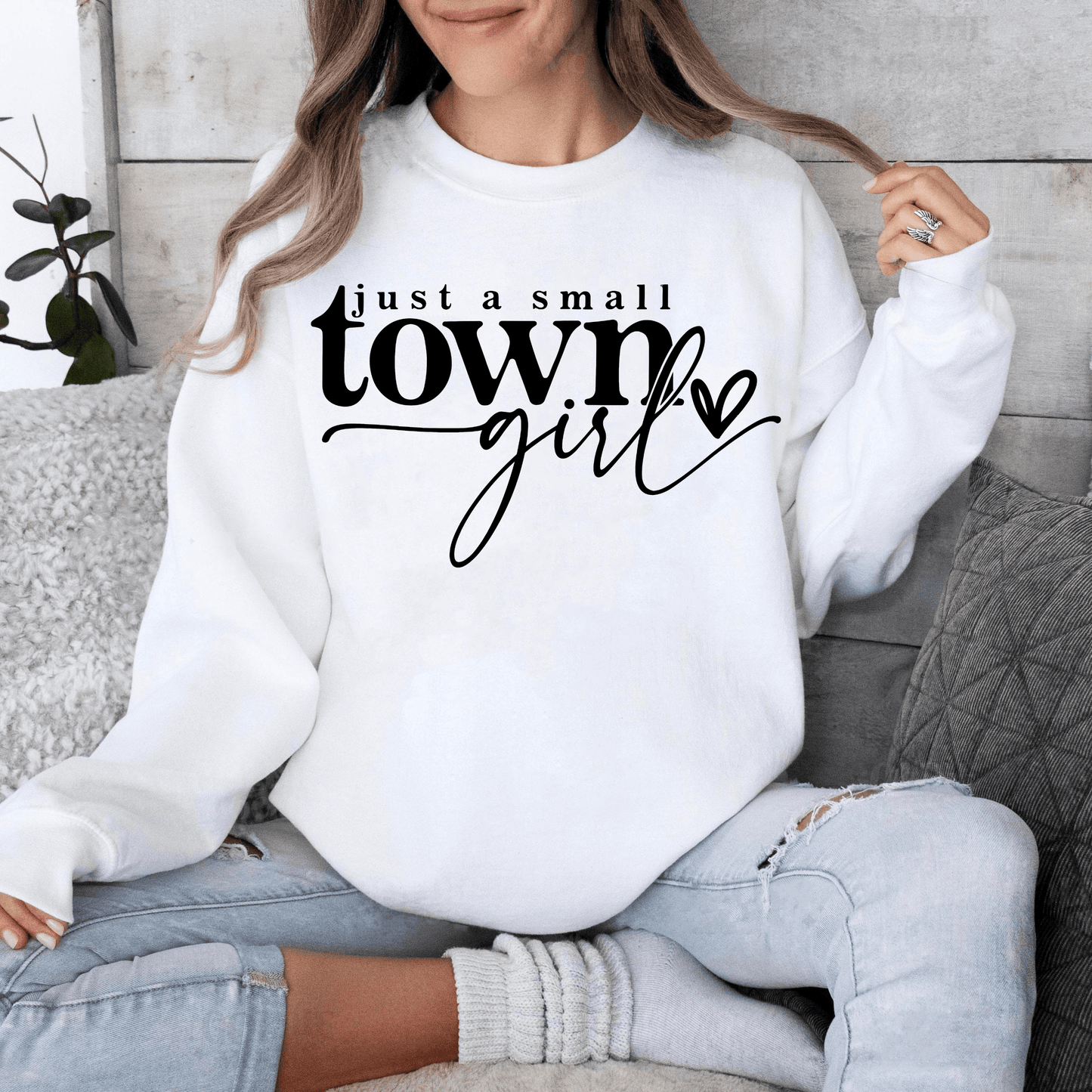 Kleinstadtmädchen Sweatshirt - Stolzes Heimatgefühl - GiftHaus