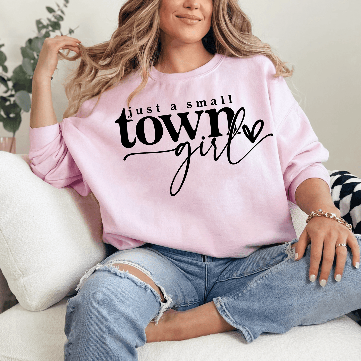 Kleinstadtmädchen Sweatshirt - Stolzes Heimatgefühl - GiftHaus