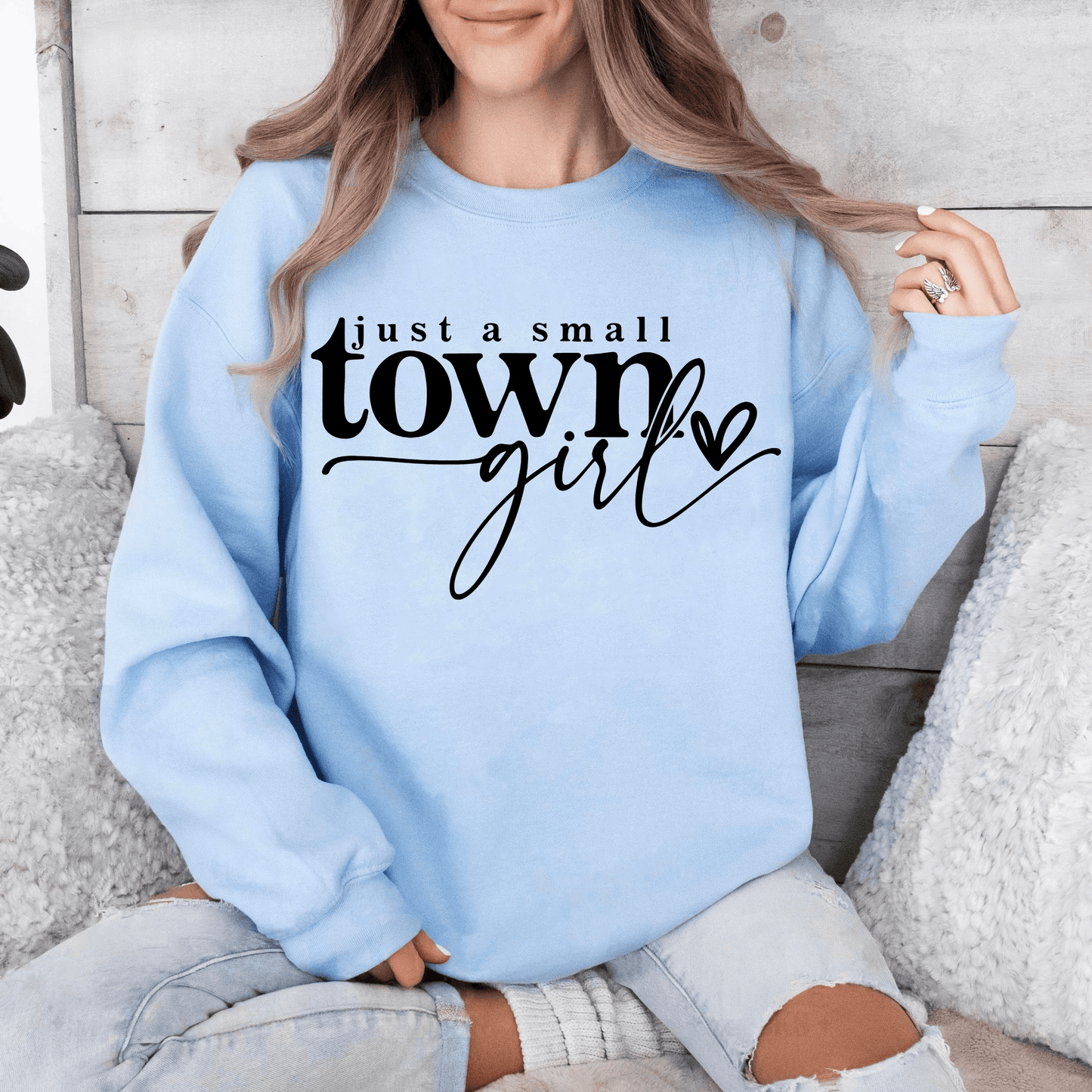 Kleinstadtmädchen Sweatshirt - Stolzes Heimatgefühl - GiftHaus