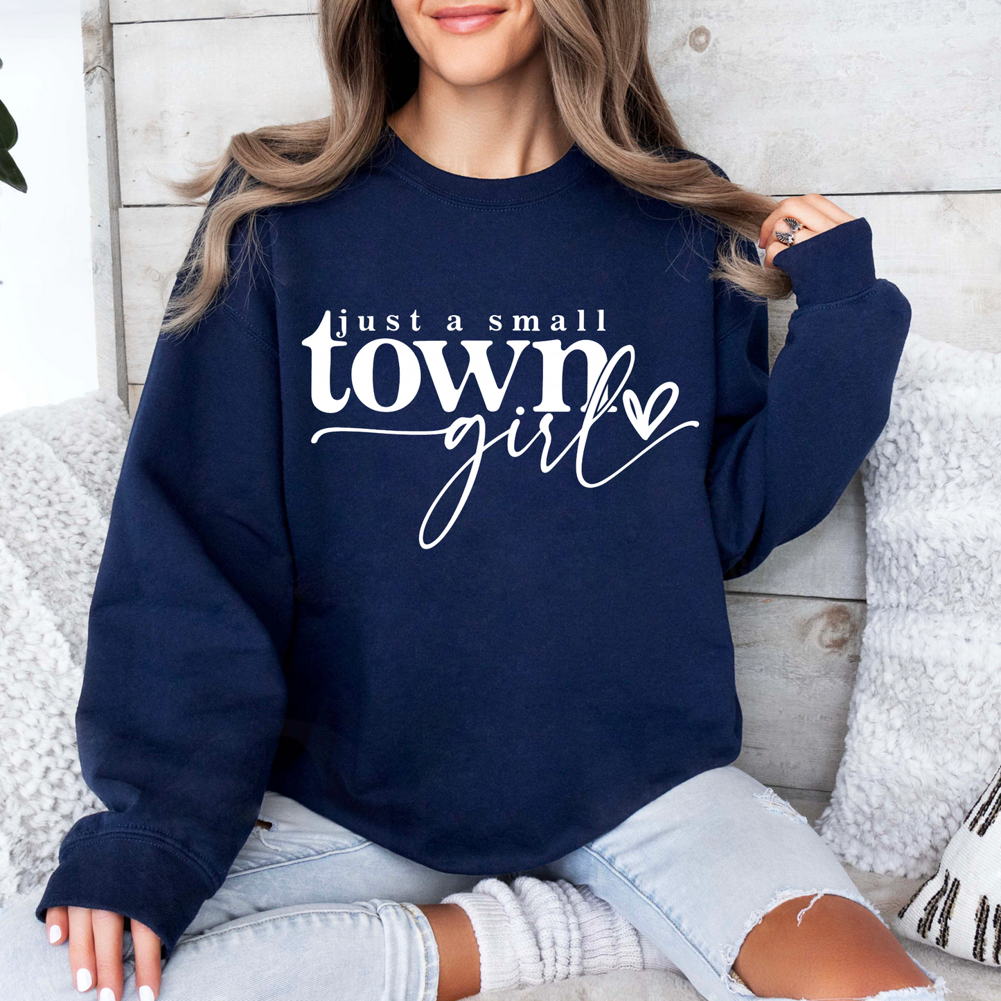 Kleinstadtmädchen Sweatshirt - Stolzes Heimatgefühl