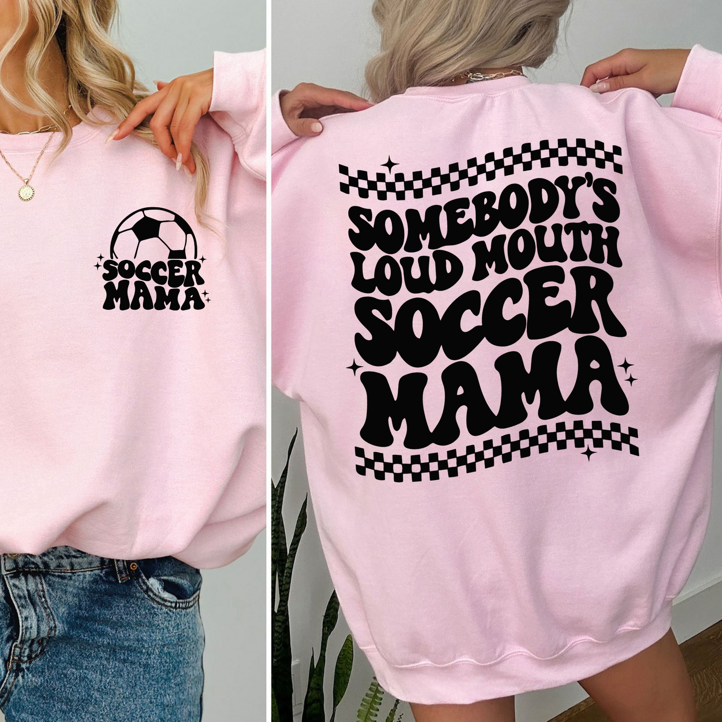 Lautstarke Fußballmama T-Shirt - Geschenk für Sporteltern