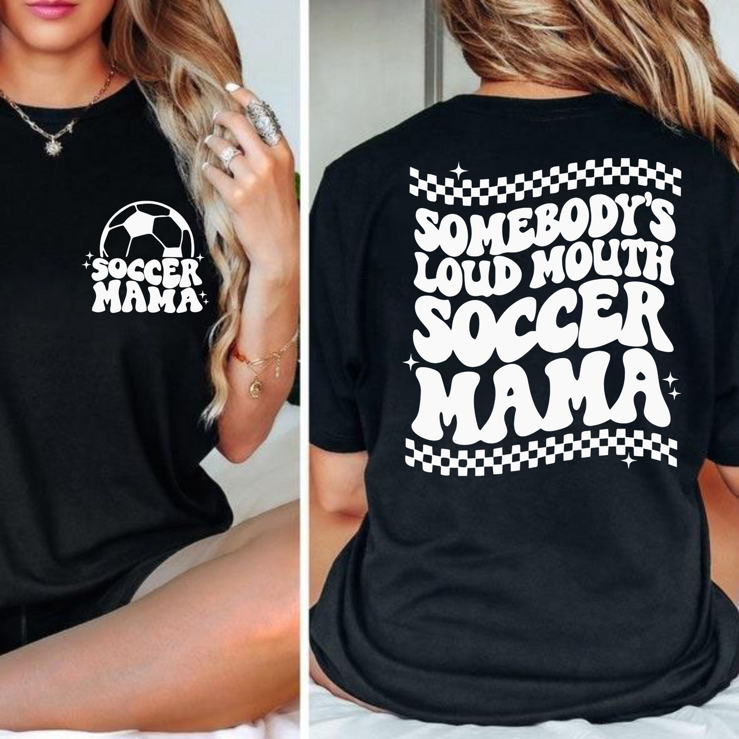 Lautstarke Fußballmama T-Shirt - Geschenk für Sporteltern