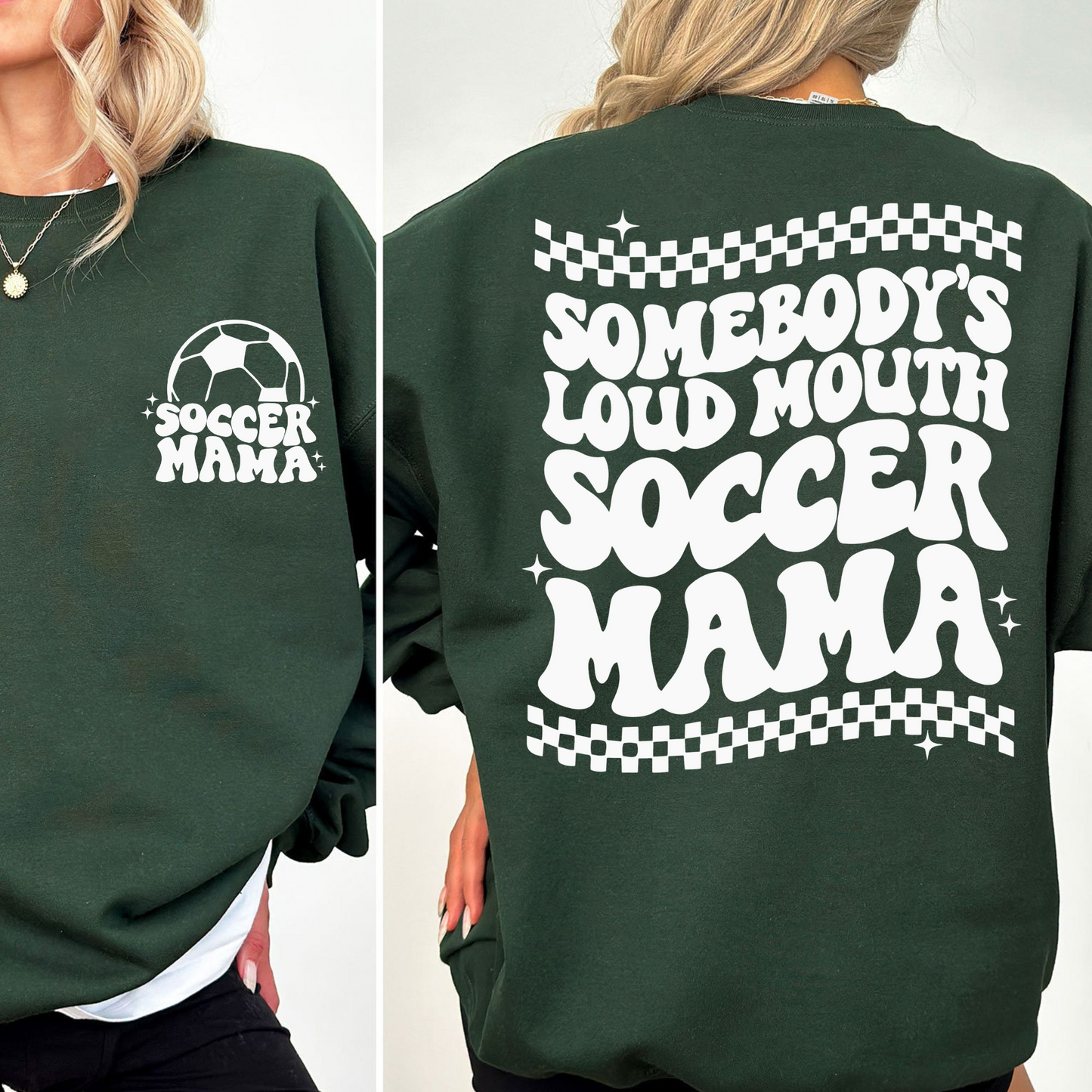 Lautstarke Fußballmama T-Shirt - Geschenk für Sporteltern