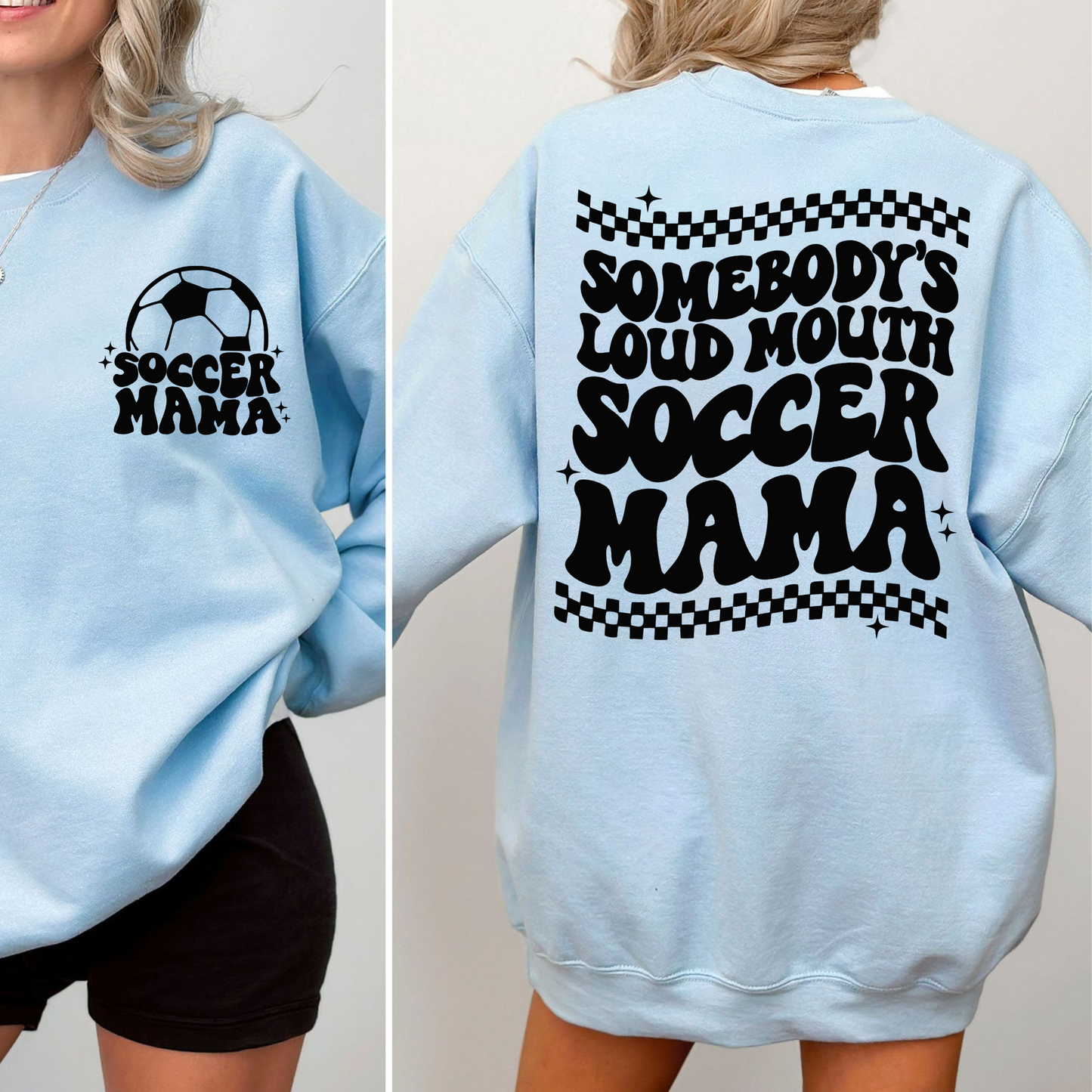 Lautstarke Fußballmama T-Shirt - Geschenk für Sporteltern