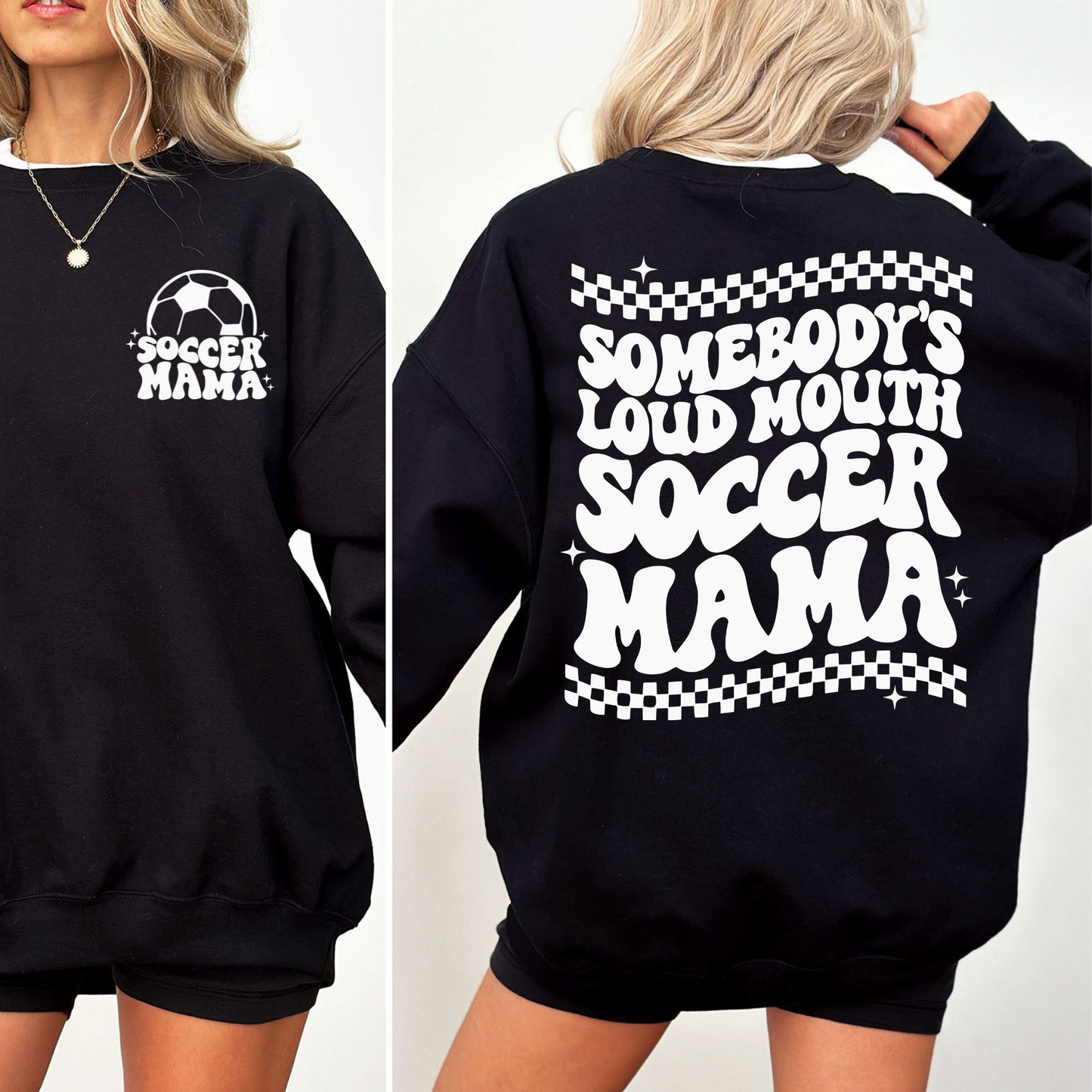 Lautstarke Fußballmama T-Shirt - Geschenk für Sporteltern