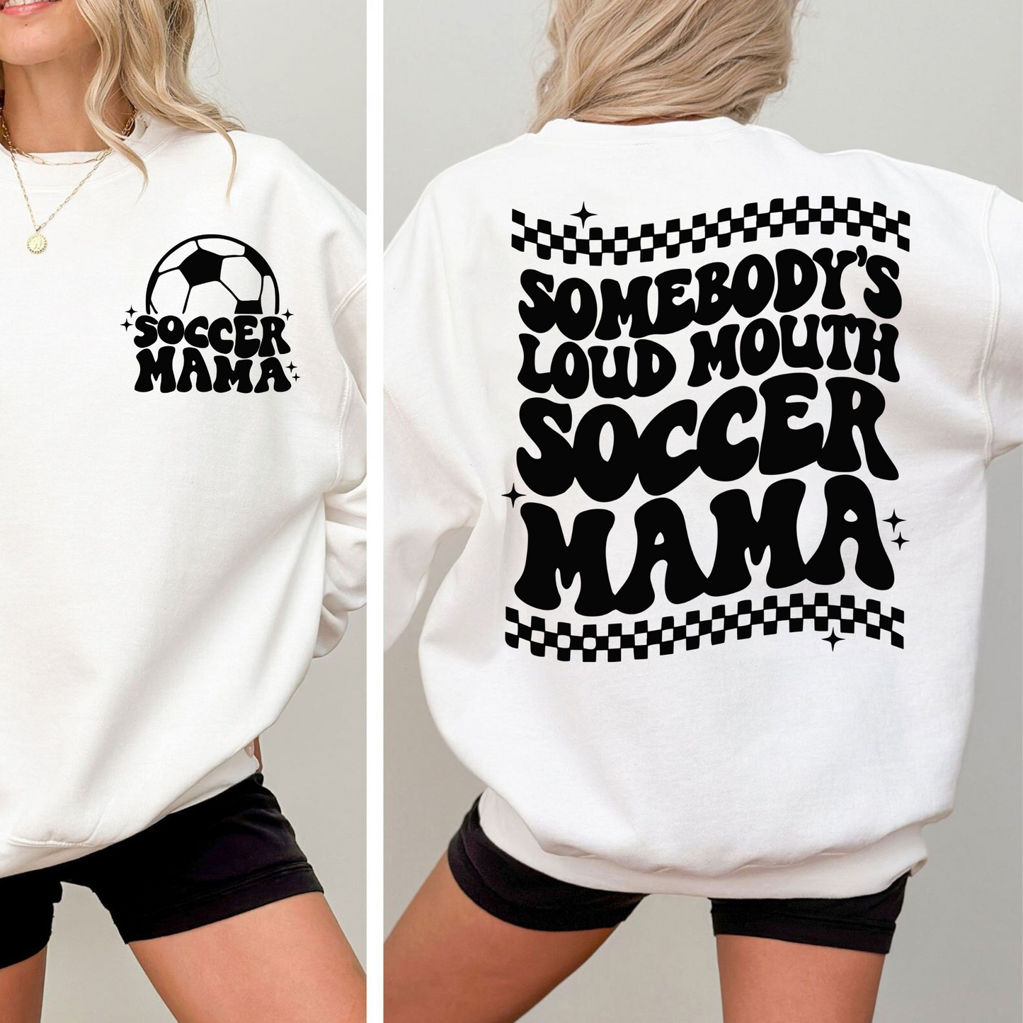 Lautstarke Fußballmama T-Shirt - Geschenk für Sporteltern