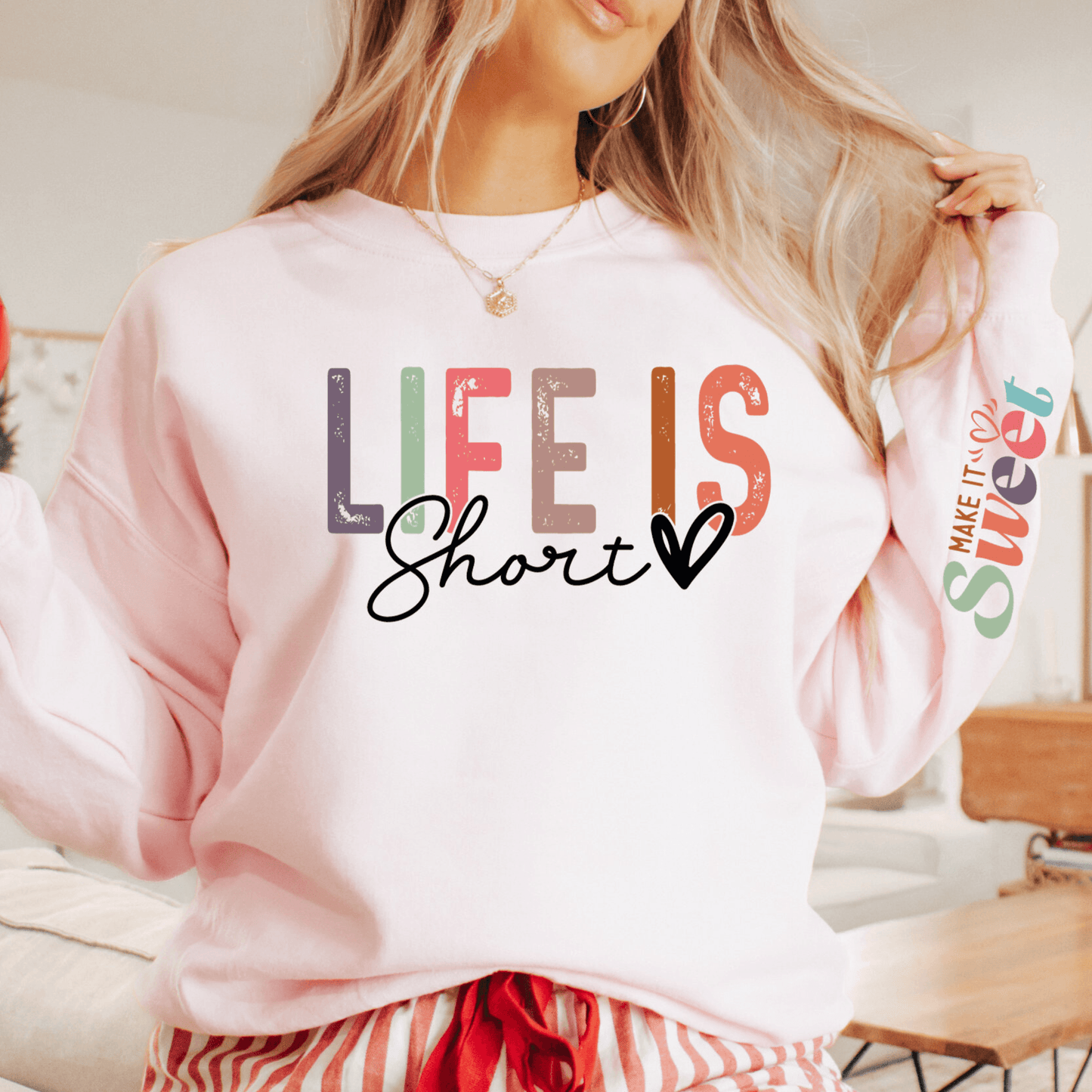Lebenslust Sweatshirt - Für Jeden Tag Ein Geschenk der Freude - GiftHaus