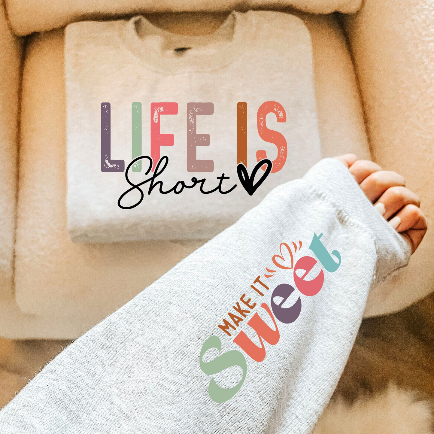 Lebenslust Sweatshirt - Für Jeden Tag Ein Geschenk der Freude