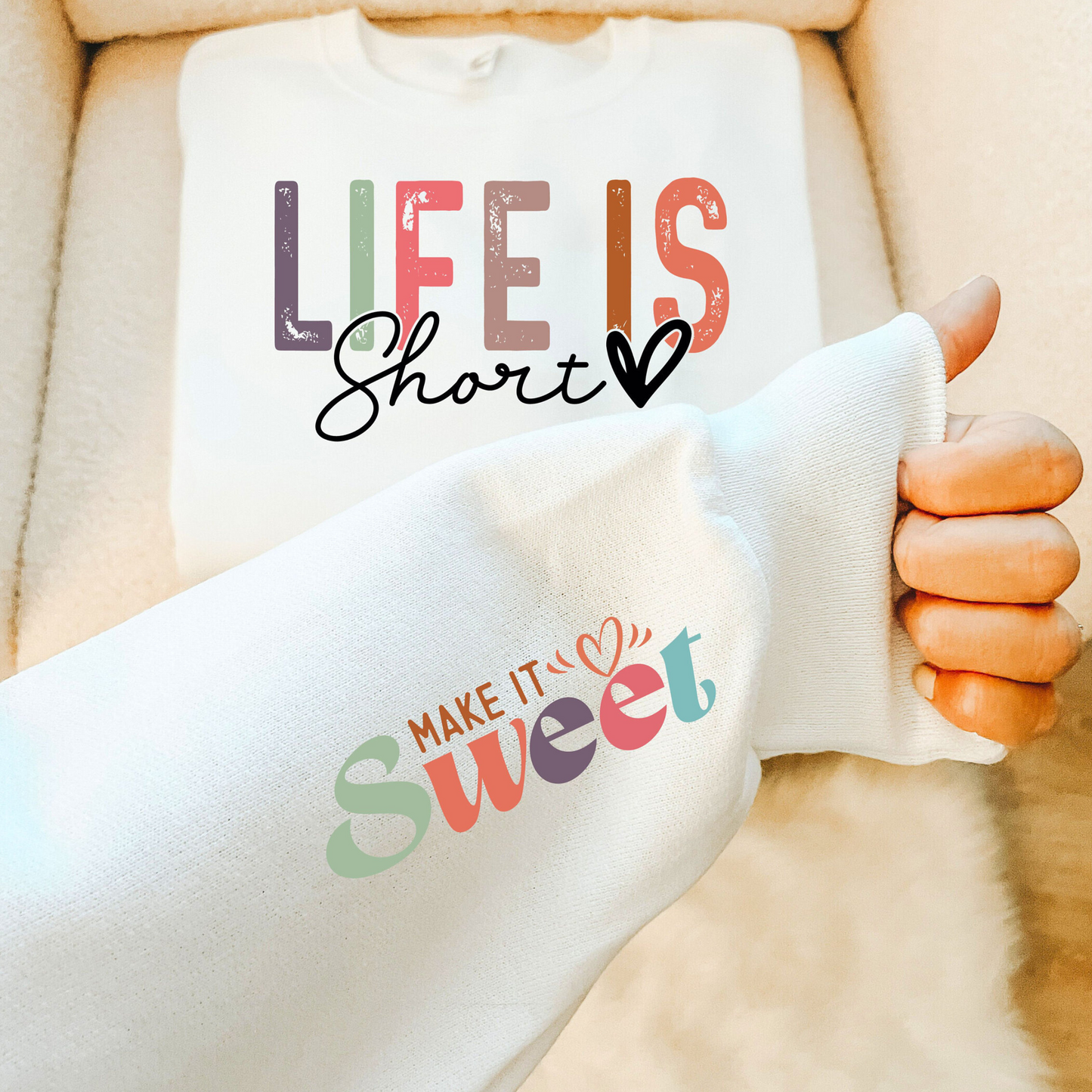 Lebenslust Sweatshirt - Für Jeden Tag Ein Geschenk der Freude