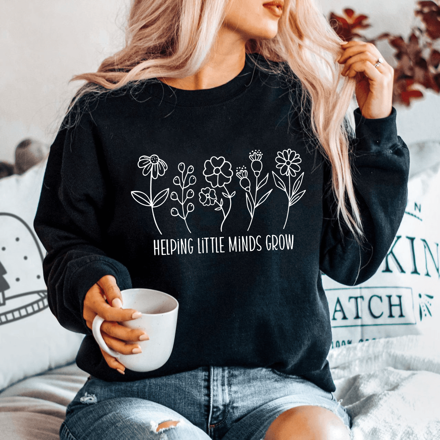Lehrerherz – Sweatshirt 'Kleine Köpfe groß machen - GiftHaus