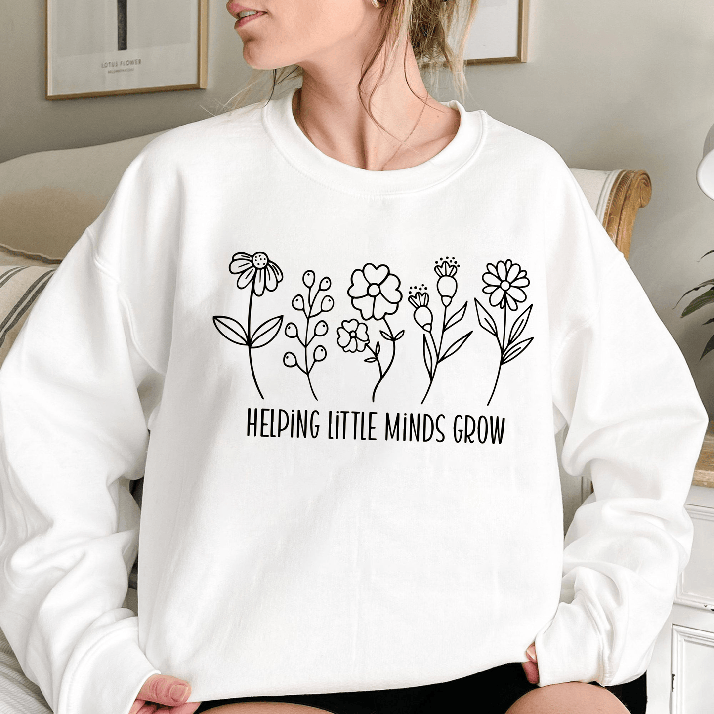 Lehrerherz – Sweatshirt 'Kleine Köpfe groß machen - GiftHaus