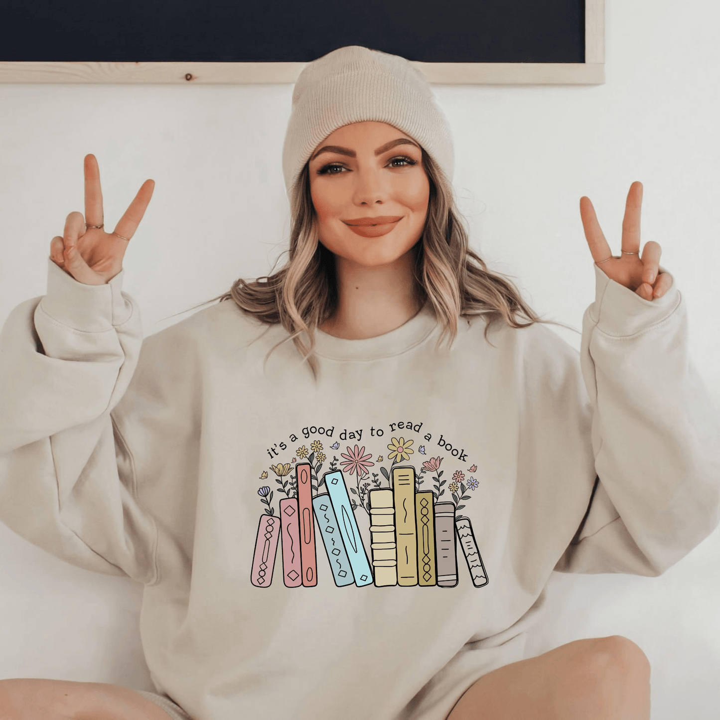 Lesefreude - Sweatshirt für Bücherwürmer - GiftHaus