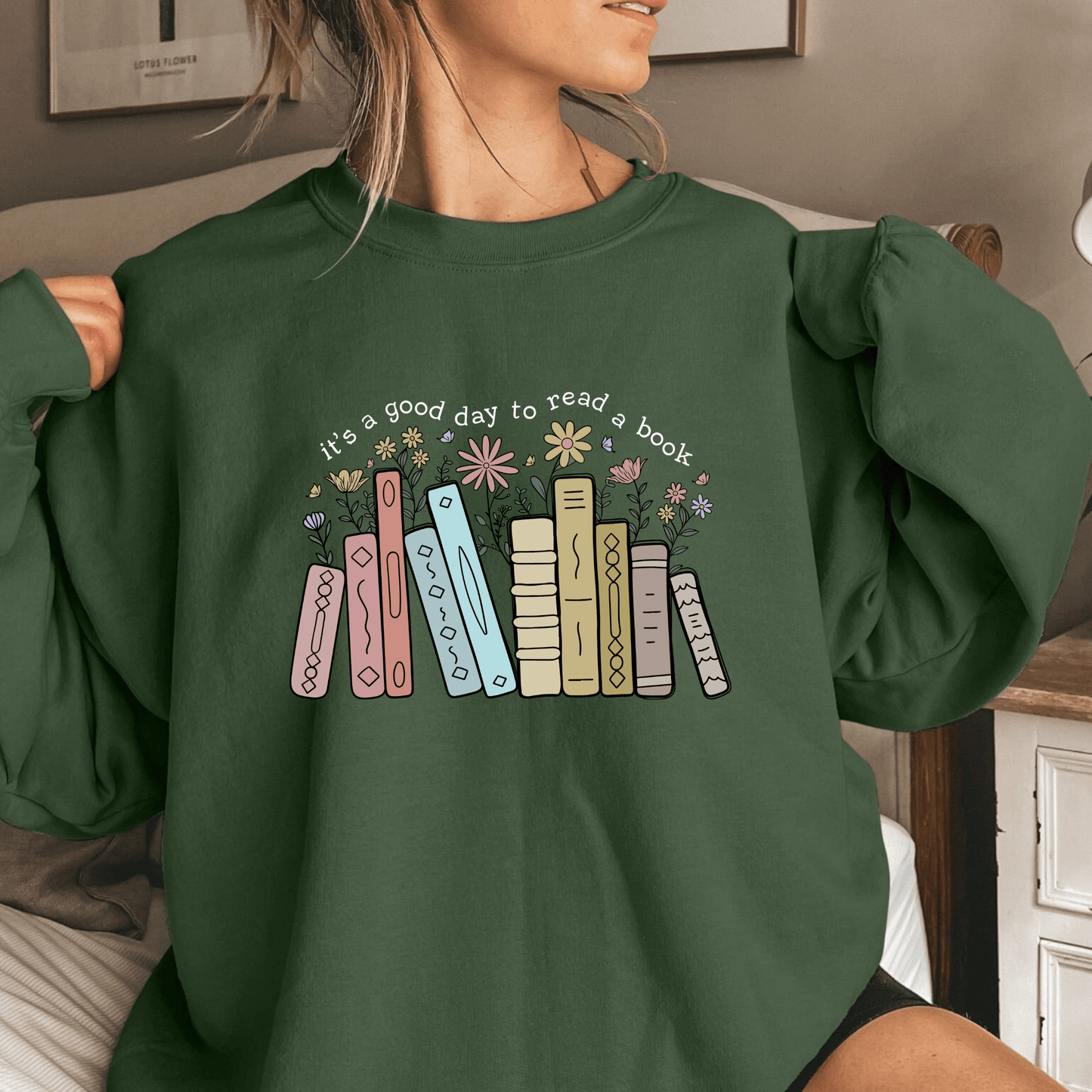 Lesefreude - Sweatshirt für Bücherwürmer - GiftHaus