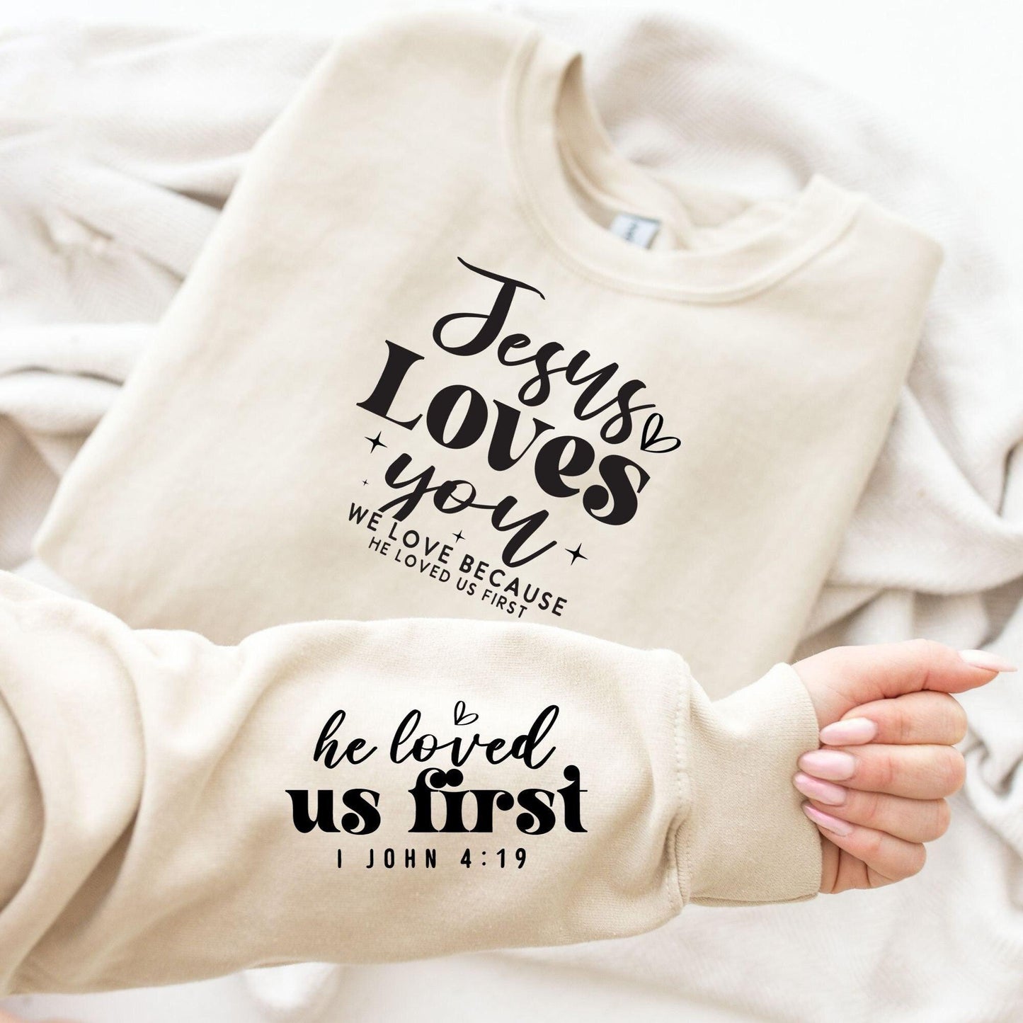 Liebe Verkünden Sweatshirt – Botschaft des Glaubens - GiftHaus