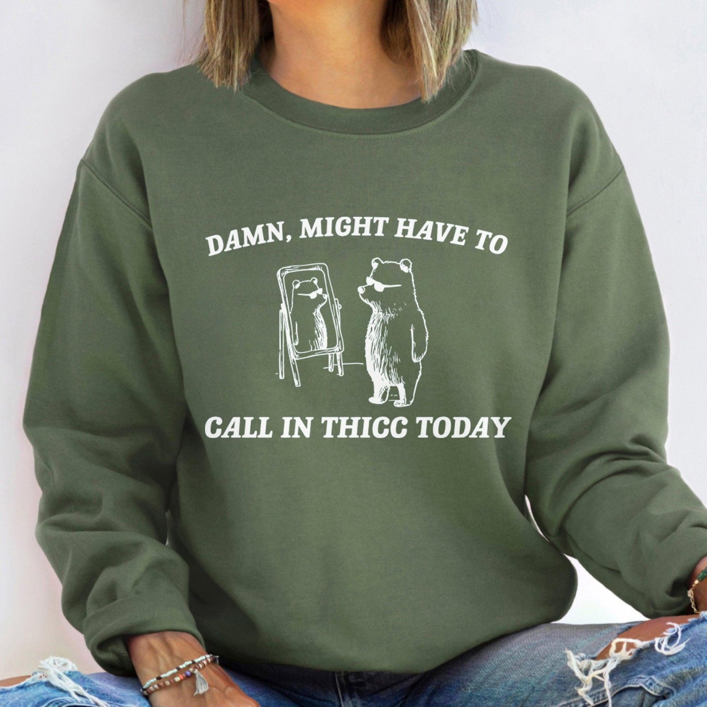 Lustige Thicc Ruf Sweatshirt - GiftHaus