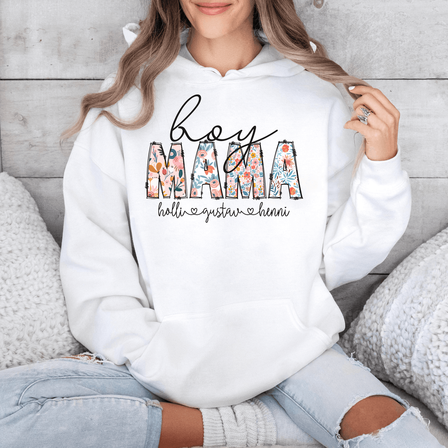 Mama von Helden - Persönliches 'Boy Mama' Shirt zum Muttertag - GiftHaus