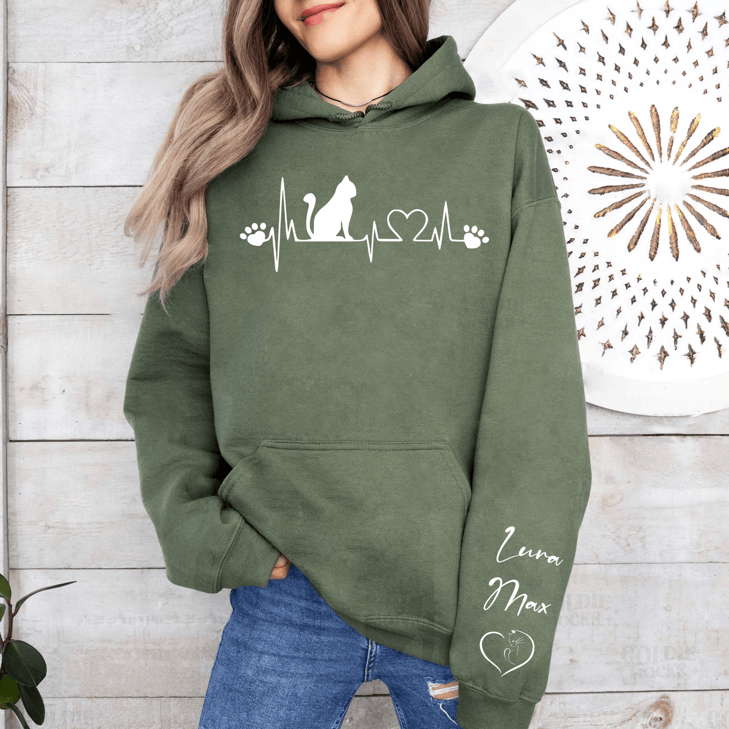 Mein Herz Schlägt Hund - Personalisierter Hundeliebhaber-Pullover - GiftHaus
