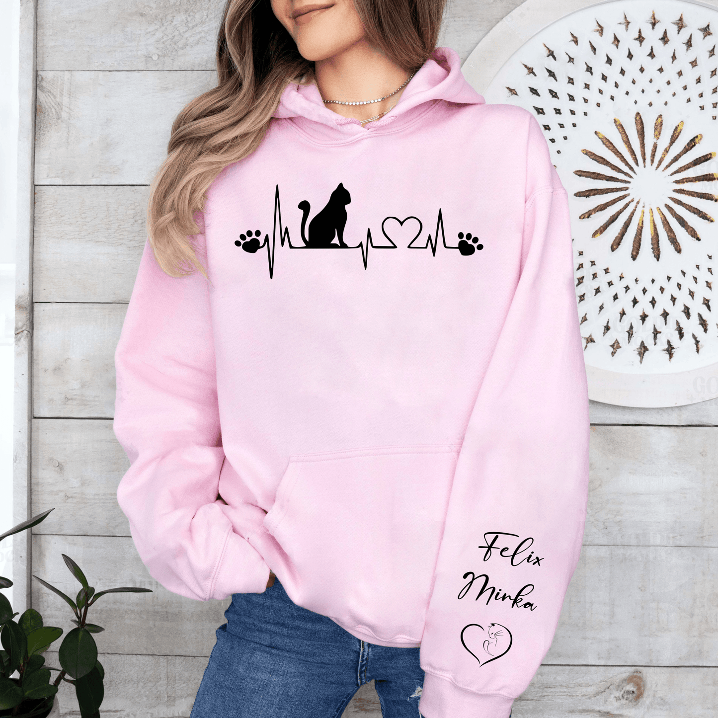 Mein Herz Schlägt Hund - Personalisierter Hundeliebhaber-Pullover - GiftHaus