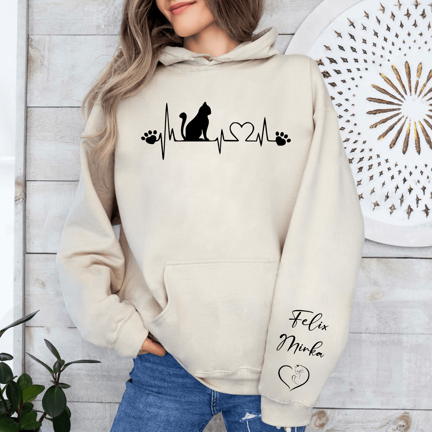 Mein Herz Schlägt Hund - Personalisierter Hundeliebhaber-Pullover - GiftHaus