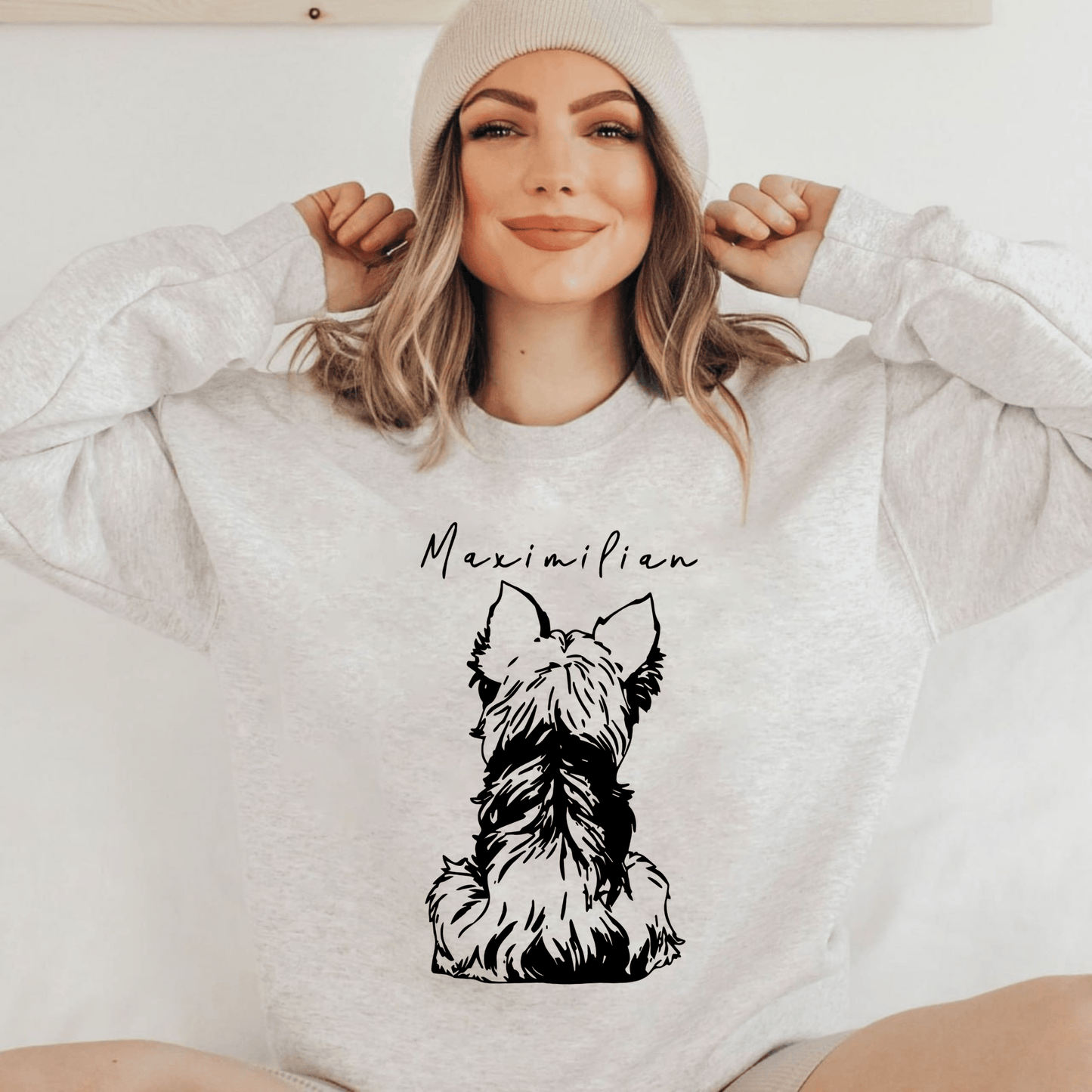 "Mein Lieblingsfell" - Personalisiertes Hundeporträt-Sweatshirt für Haustierliebhaber - GiftHaus
