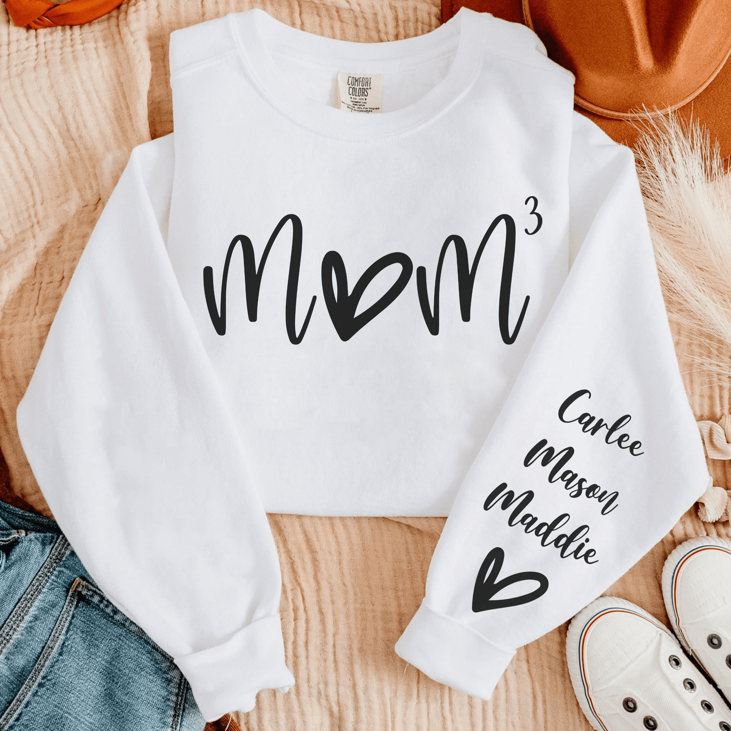 "Mom^N" Customizable Shirt: Personalize with Number of Kids & Names - Ideal Mother's Day Present - GiftHaus