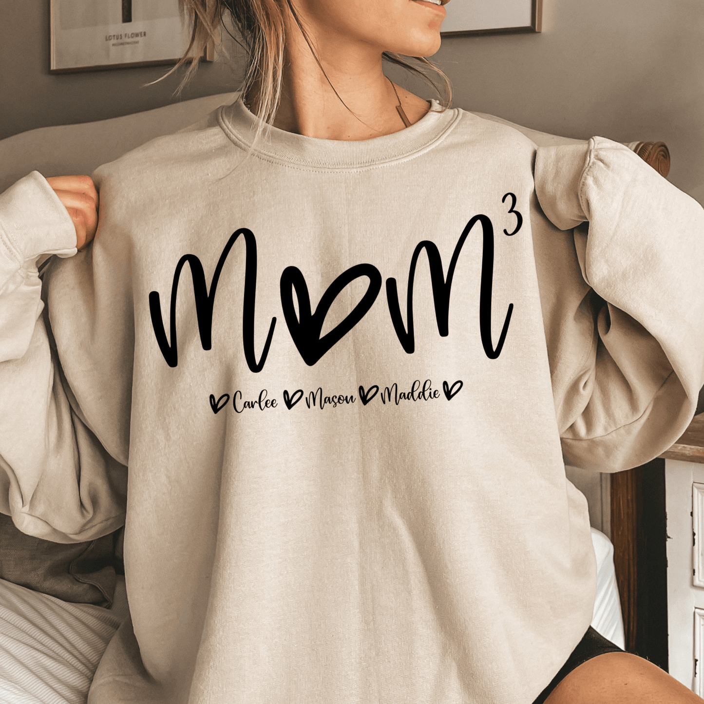 "Mom^N" Shirt: Customize Kids' Count & Names - Perfect Gift - GiftHaus