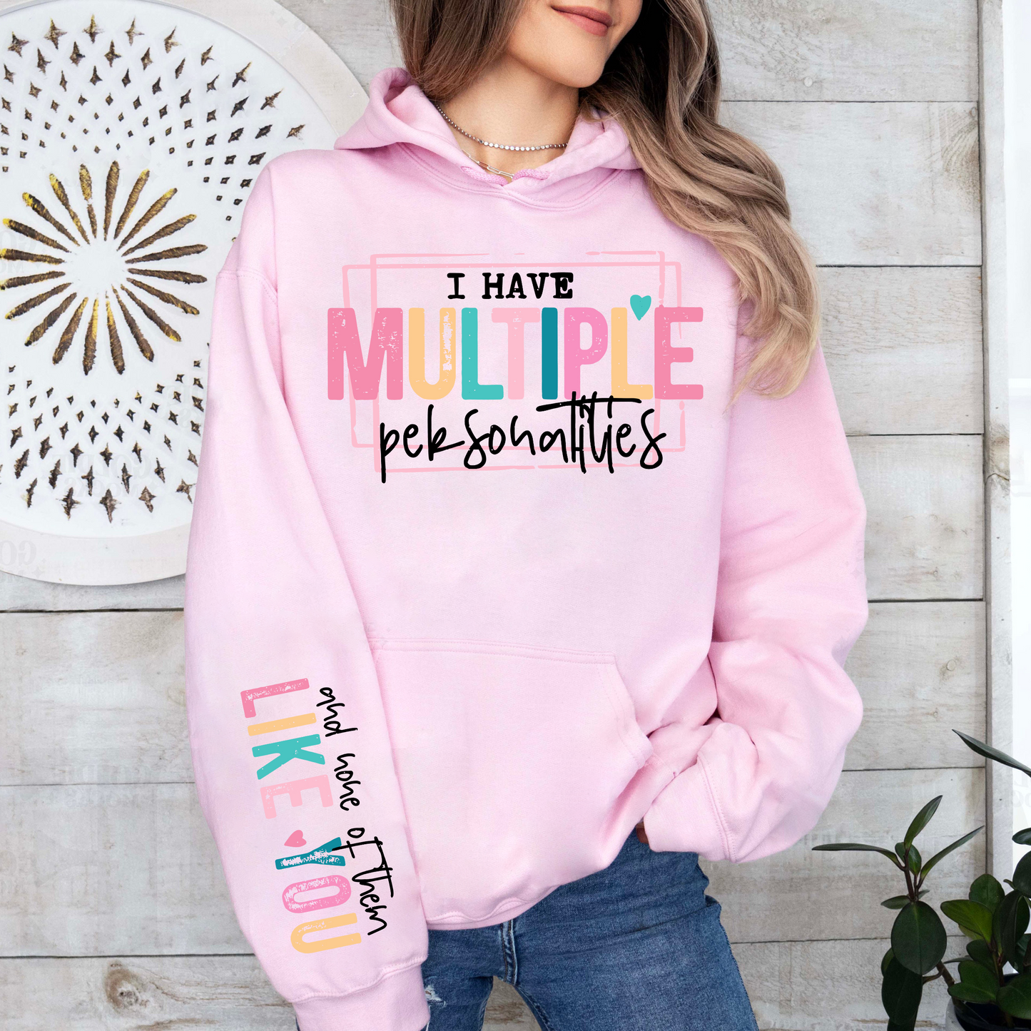 Multiple Personalities Sarcasm - Funny Adult Shirt