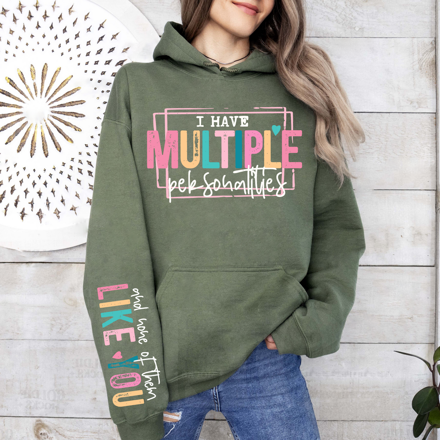 Multiple Personalities Sarcasm - Funny Adult Shirt