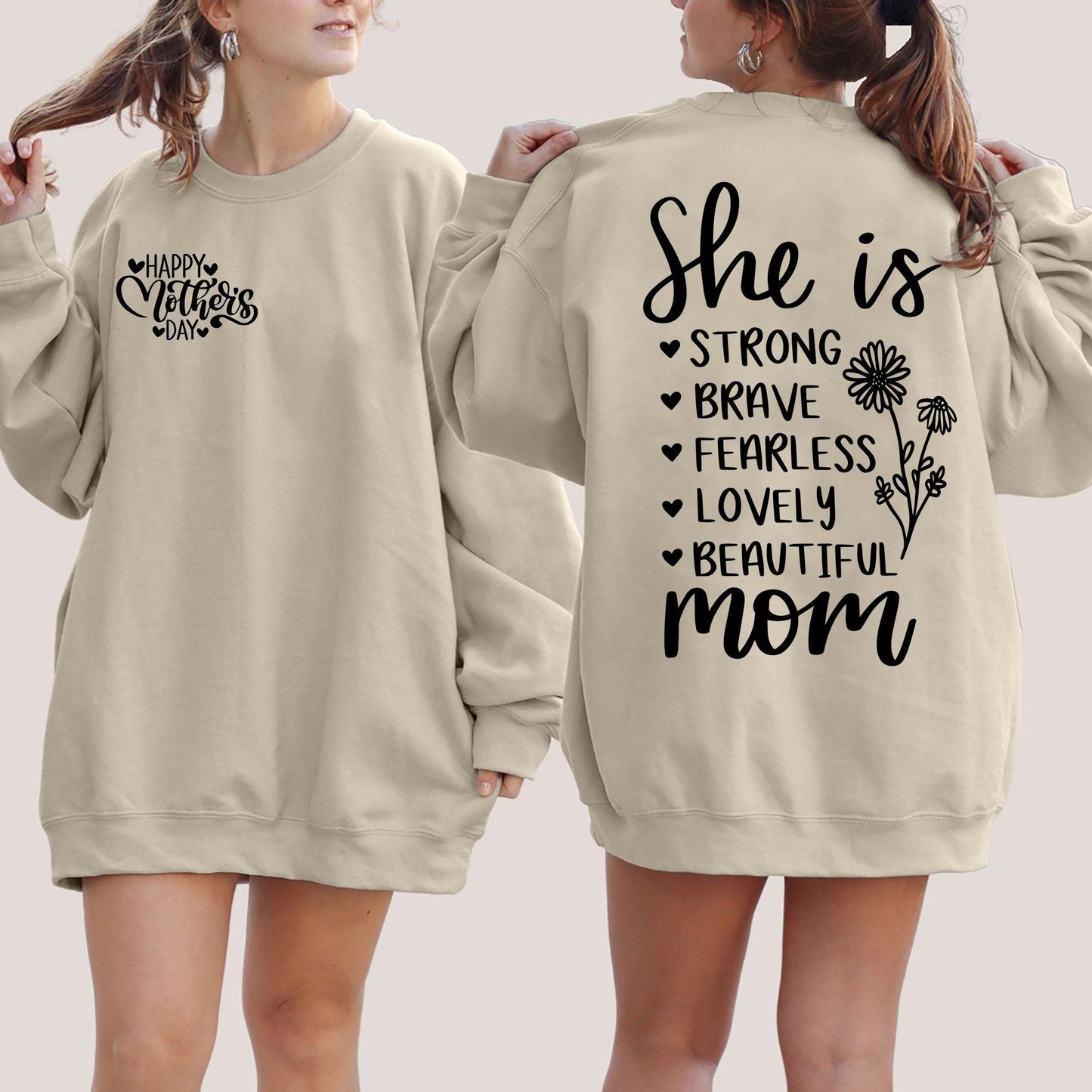 Muttertag-Herzenswärme Sweatshirt - Geschenk für Mütter - GiftHaus