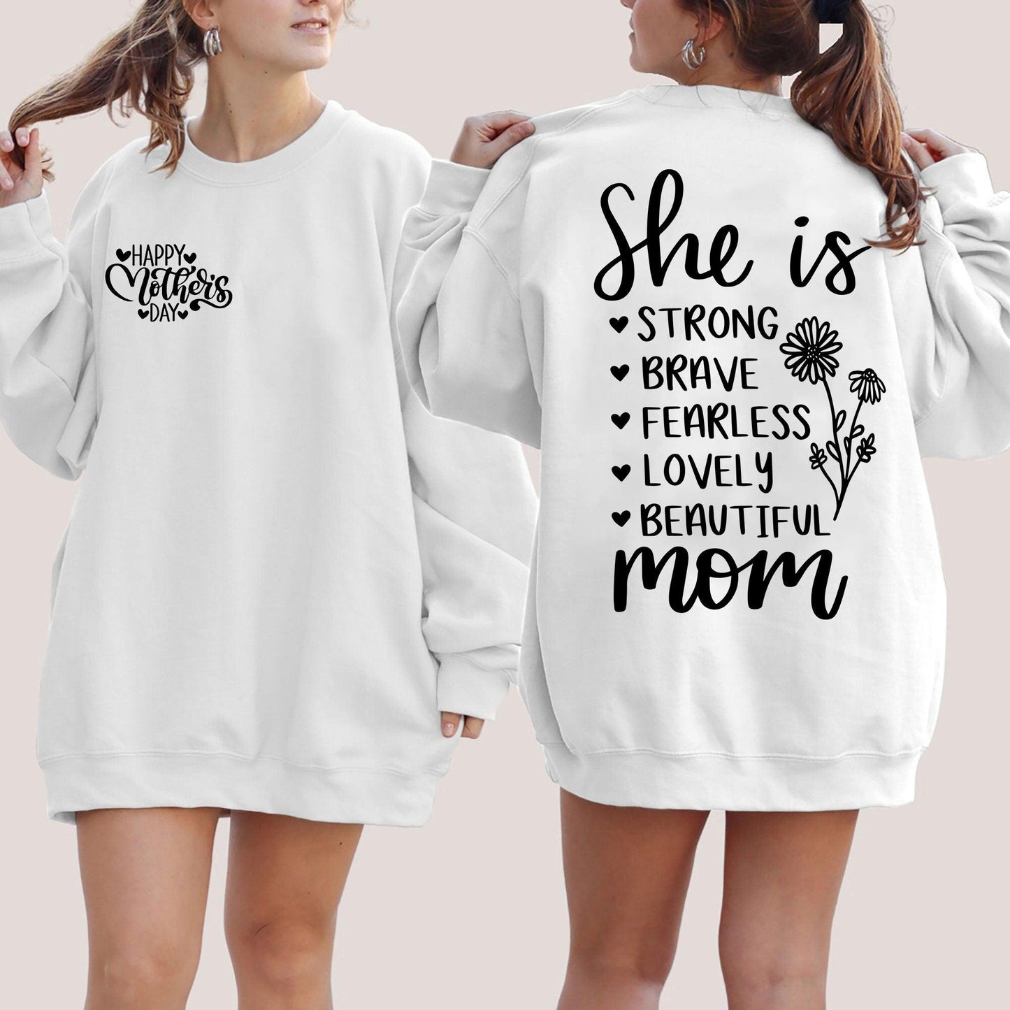 Muttertag-Herzenswärme Sweatshirt - Geschenk für Mütter - GiftHaus