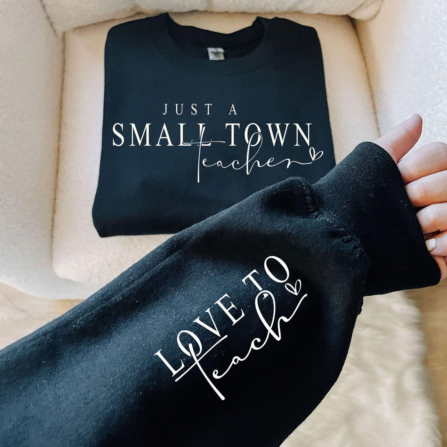 Nur Ein Kleinstadt Lehrer Sweatshirt - Lehrer Geschenk - GiftHaus