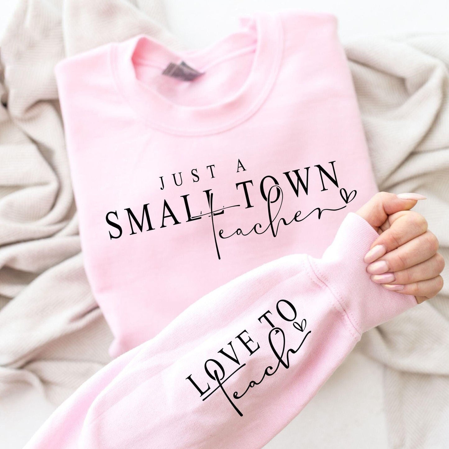 Nur Ein Kleinstadt Lehrer Sweatshirt - Lehrer Geschenk - GiftHaus