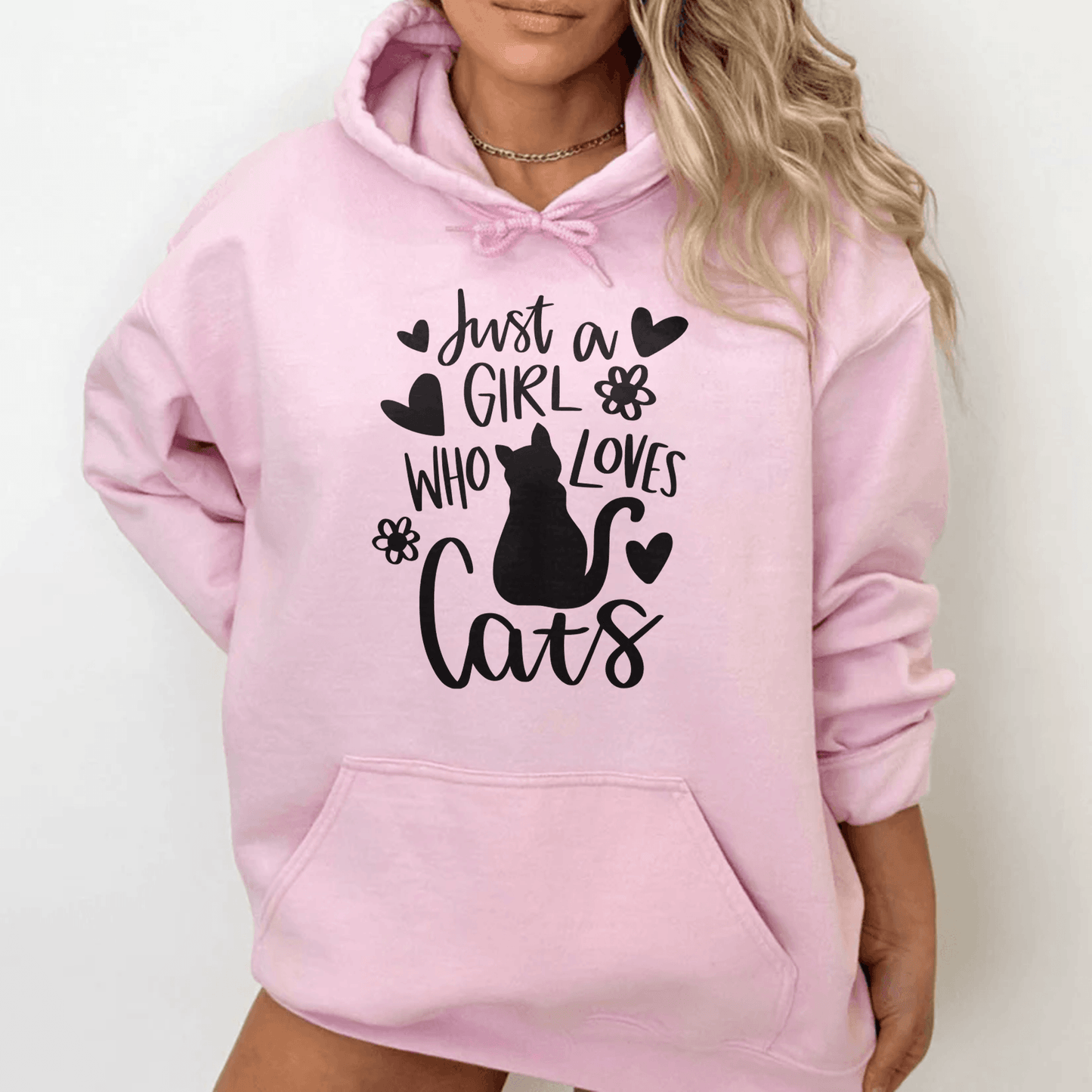 Nur ein Mädchen, das Katzen-Sweatshirt liebt - GiftHaus