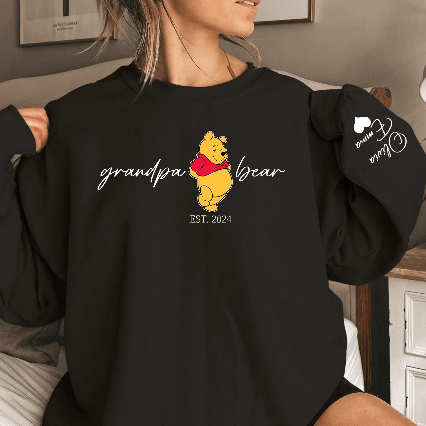 Opa Bär Persönliches Jahrgang- Shirt – Das Herzstück für Großväter - GiftHaus