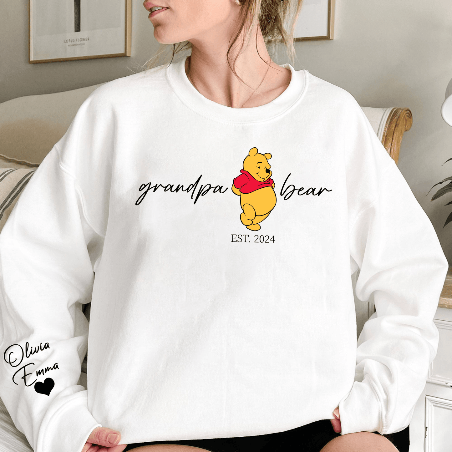 Opa Bär Persönliches Jahrgang- Shirt – Das Herzstück für Großväter - GiftHaus