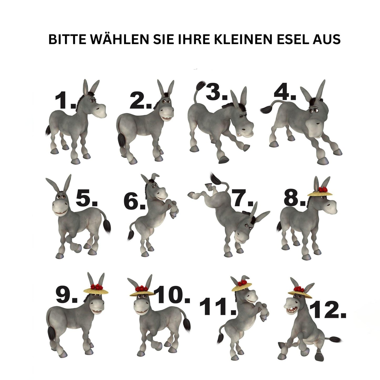 Papa Geschenk personalisiert, Papas kleine Ärsche, Papas Esel, Papa lustige Tasse anpassbar - GiftHaus