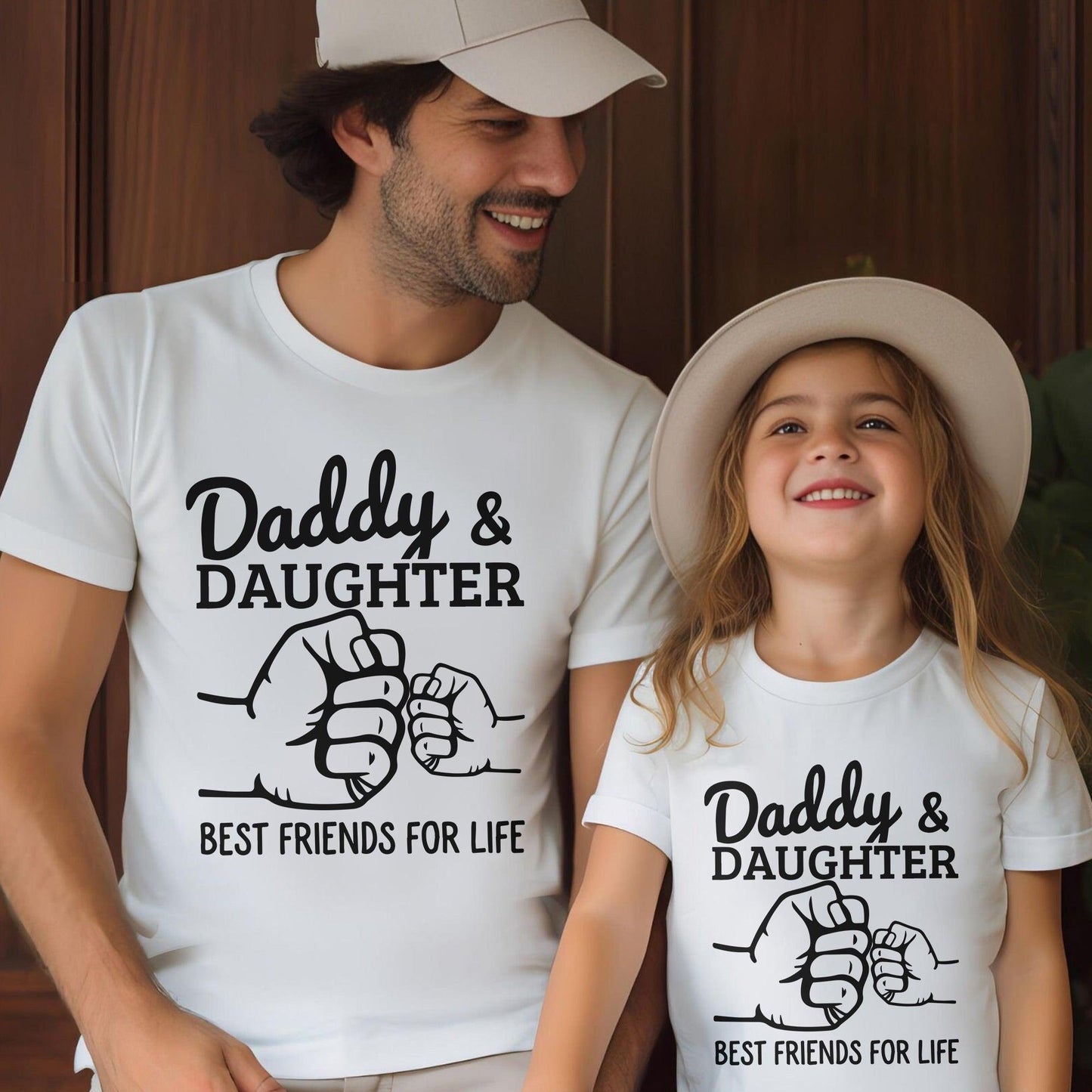 Papa und Tochter Shirt Set - Vatertagsgeschenk - GiftHaus