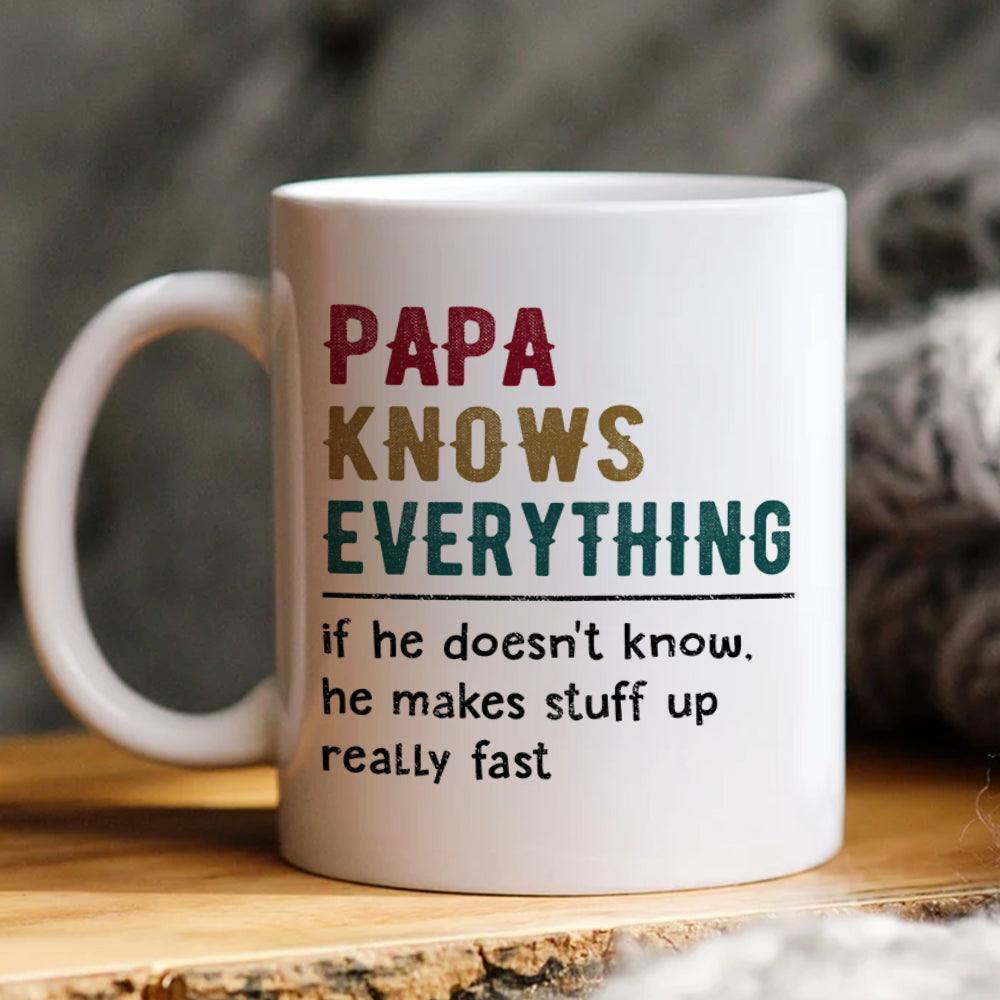 Papa weiß alles Tasse, Geschenk für Papa - GiftHaus