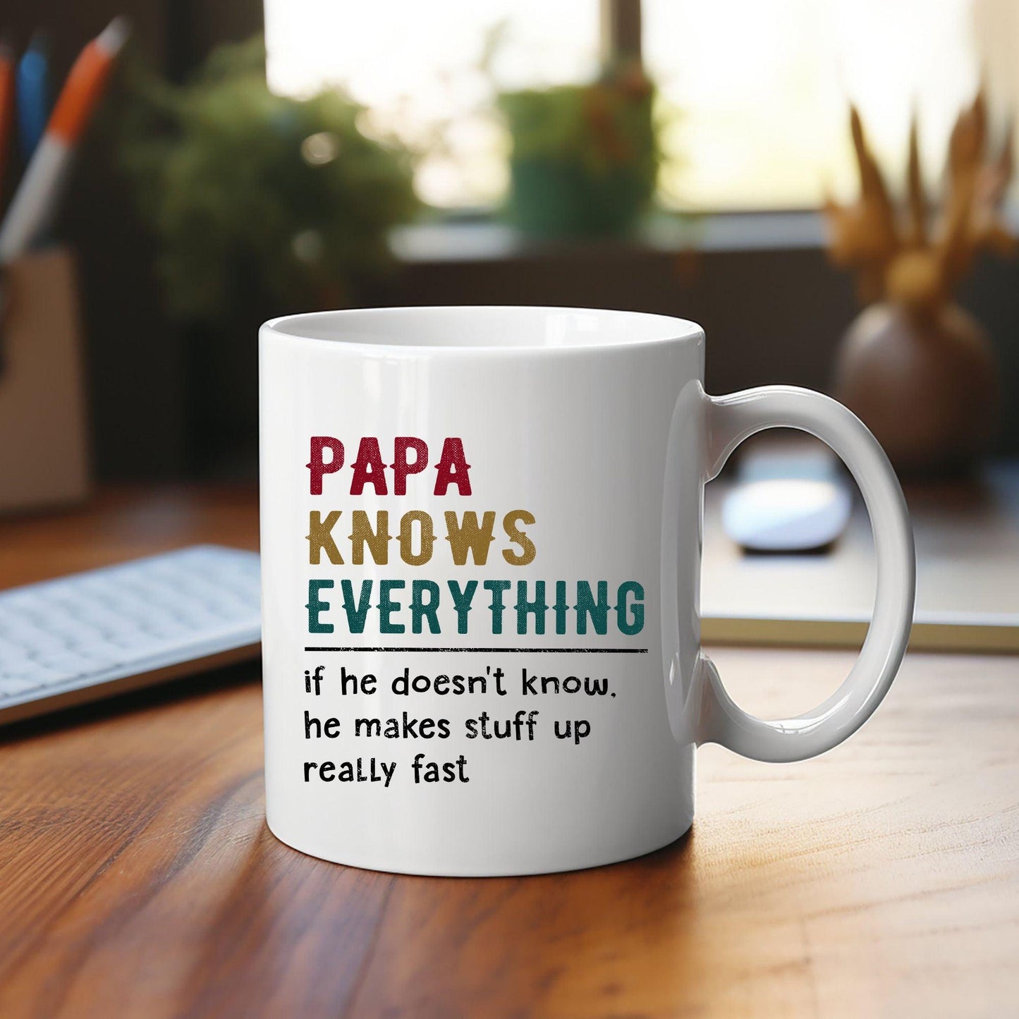 Papa weiß alles Tasse, Geschenk für Papa - GiftHaus