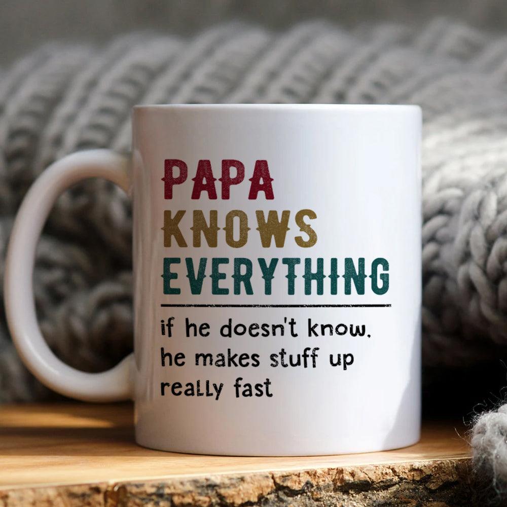 Papa weiß alles Tasse, Geschenk für Papa - GiftHaus
