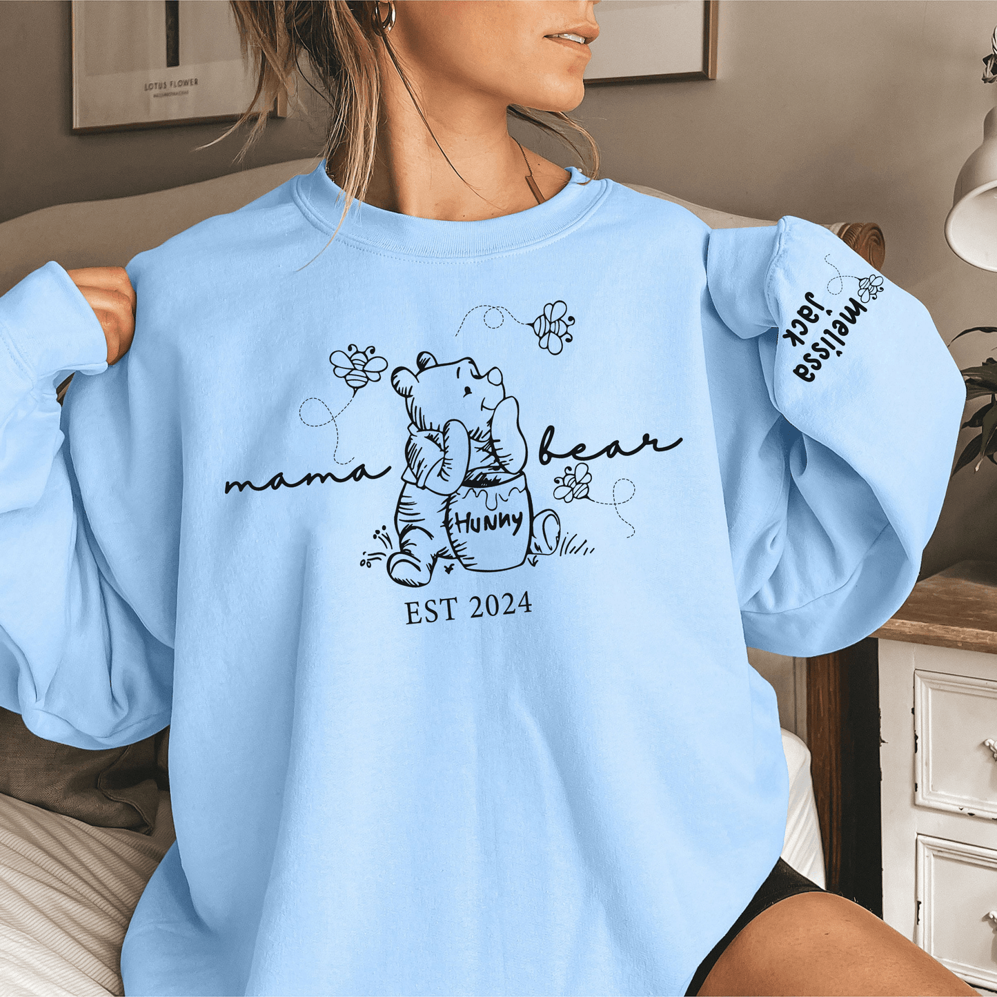 Personalisierte Mama Bär Est. Jahr - Liebesgeschenk zum Muttertag - GiftHaus