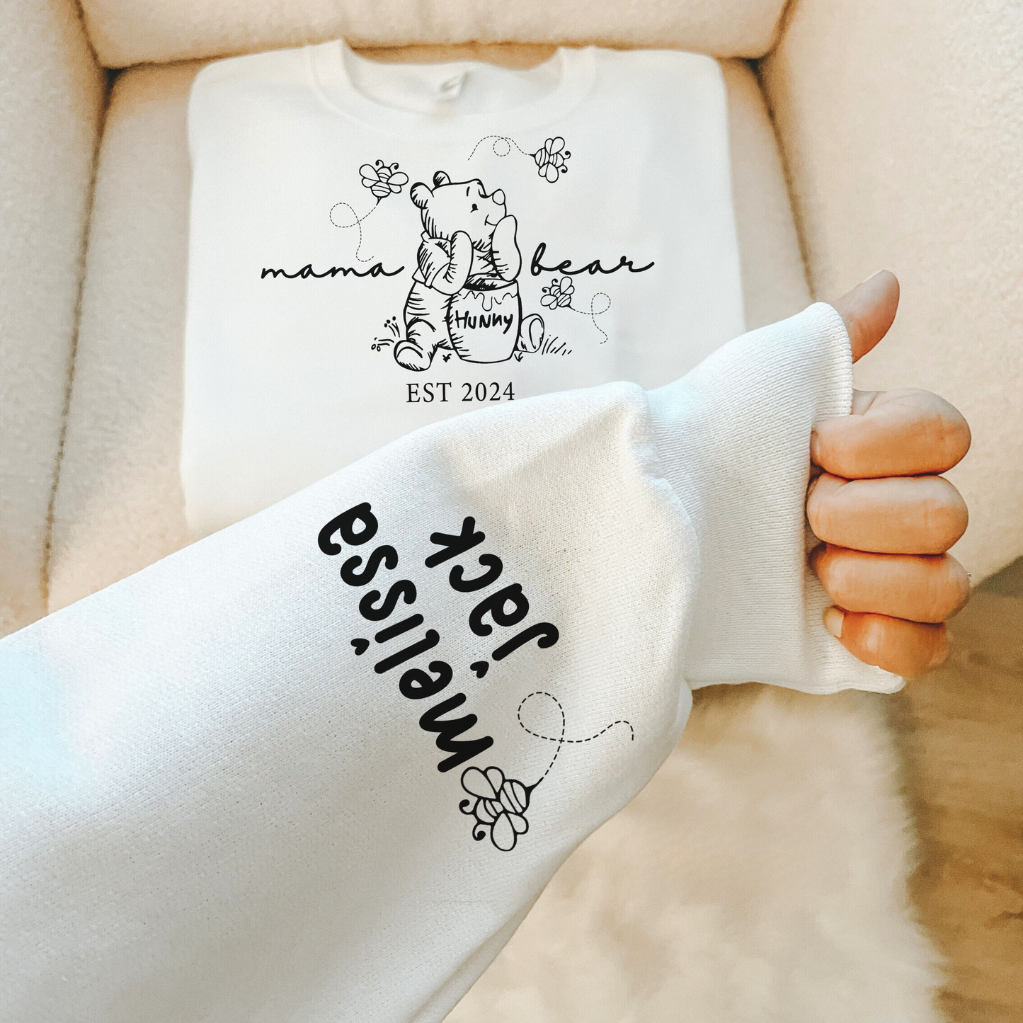 Personalisierte Mama Bär Est. Jahr - Liebesgeschenk zum Muttertag